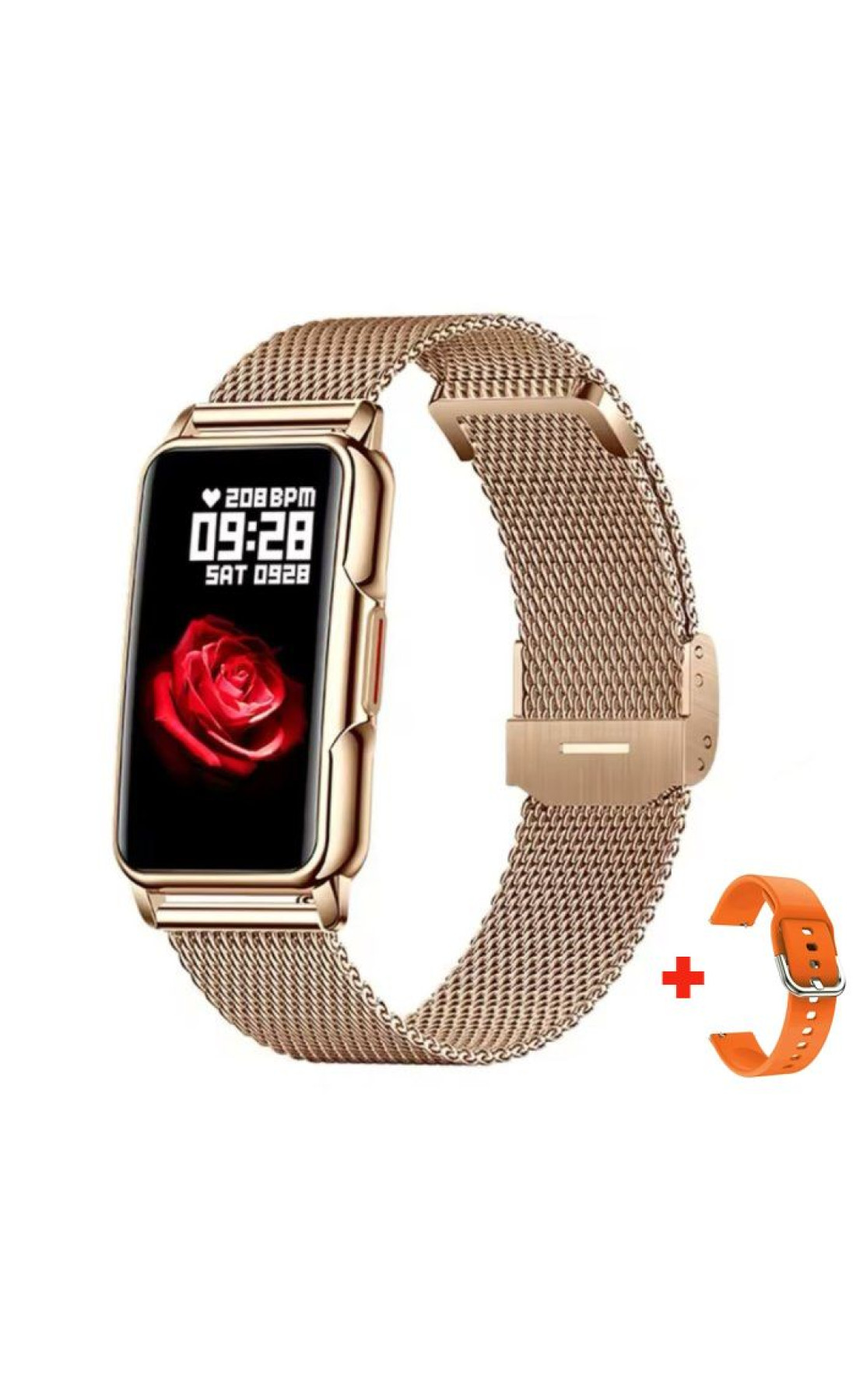 Смарт годинник  Smart Mioband Nano+ Gold, 2 ремінці