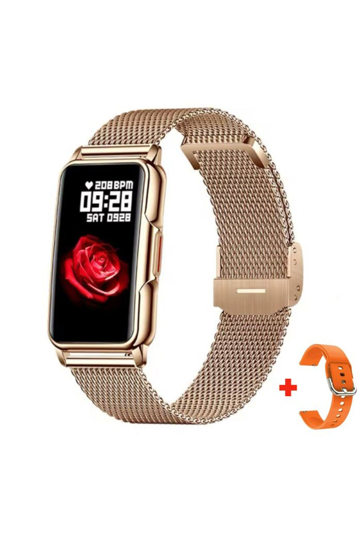 Смарт годинник  Smart Mioband Nano+ Gold, 2 ремінці