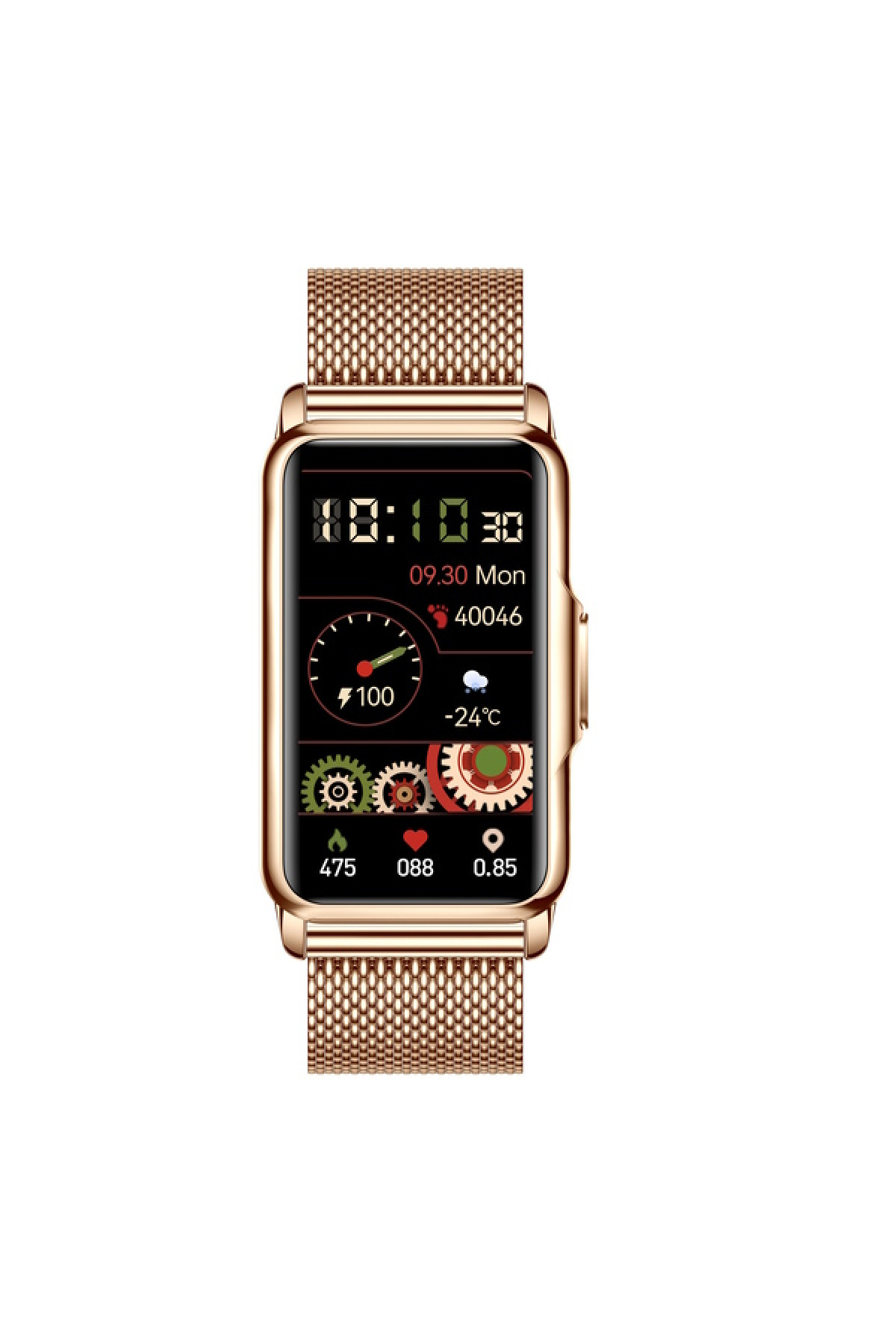 Смарт годинник  Smart Mioband Nano+ Gold, 2 ремінці