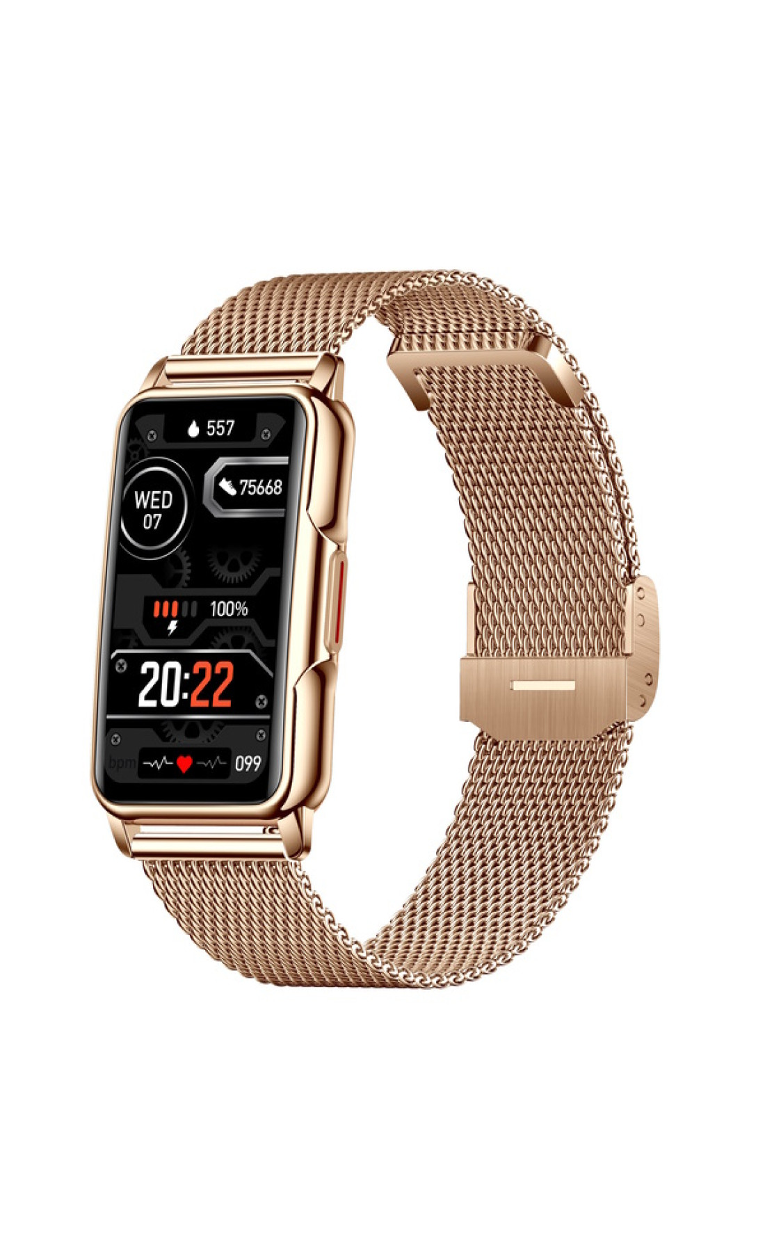 Смарт годинник  Smart Mioband Nano+ Gold, 2 ремінці