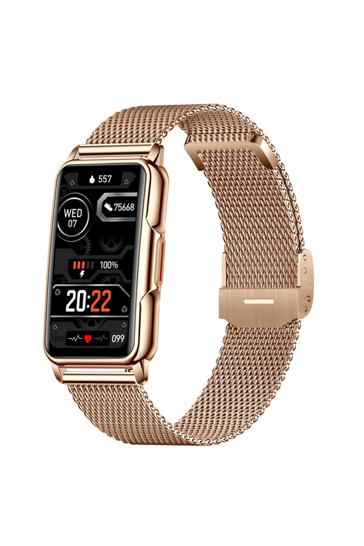 Смарт годинник  Smart Mioband Nano+ Gold, 2 ремінці