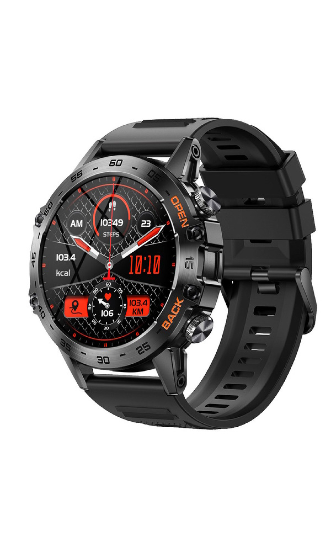 Смарт годинник  Smart Delta K52 Black Rubber, 2 ремінці