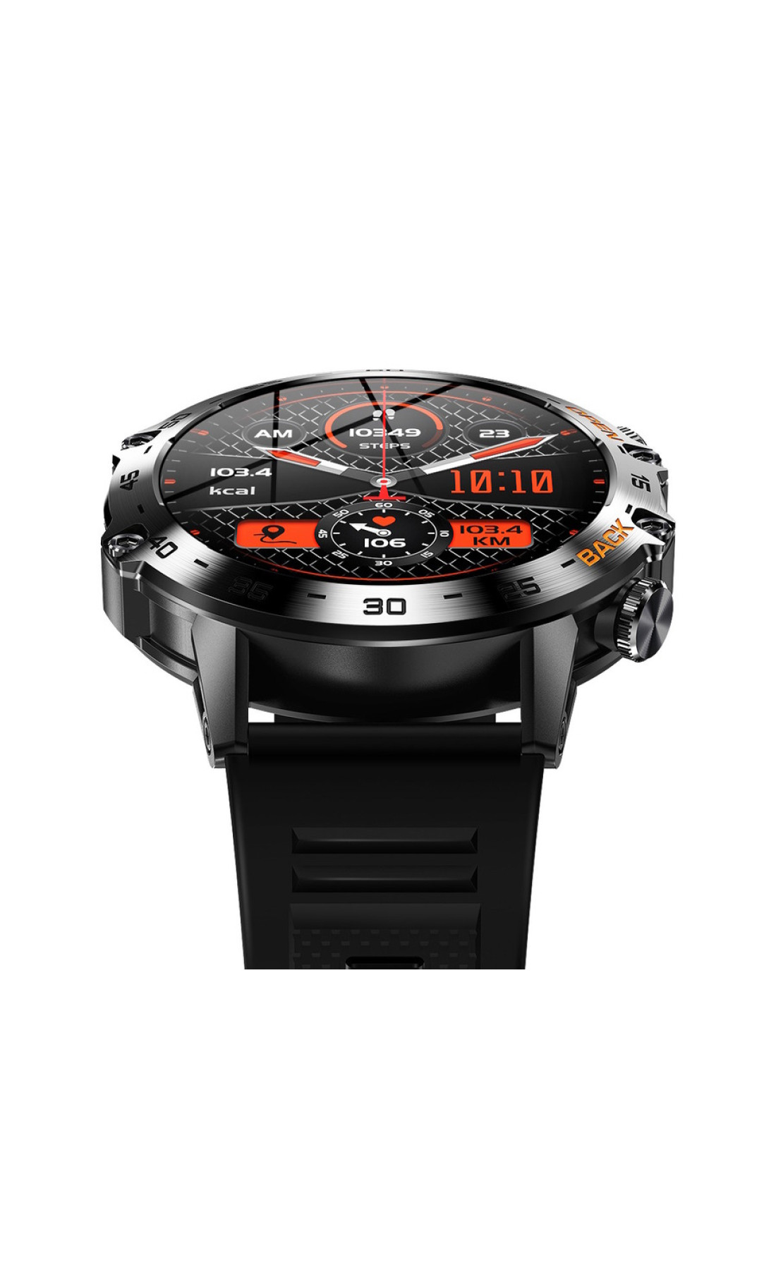 Смарт годинник  Smart Delta K52 Black Rubber, 2 ремінці