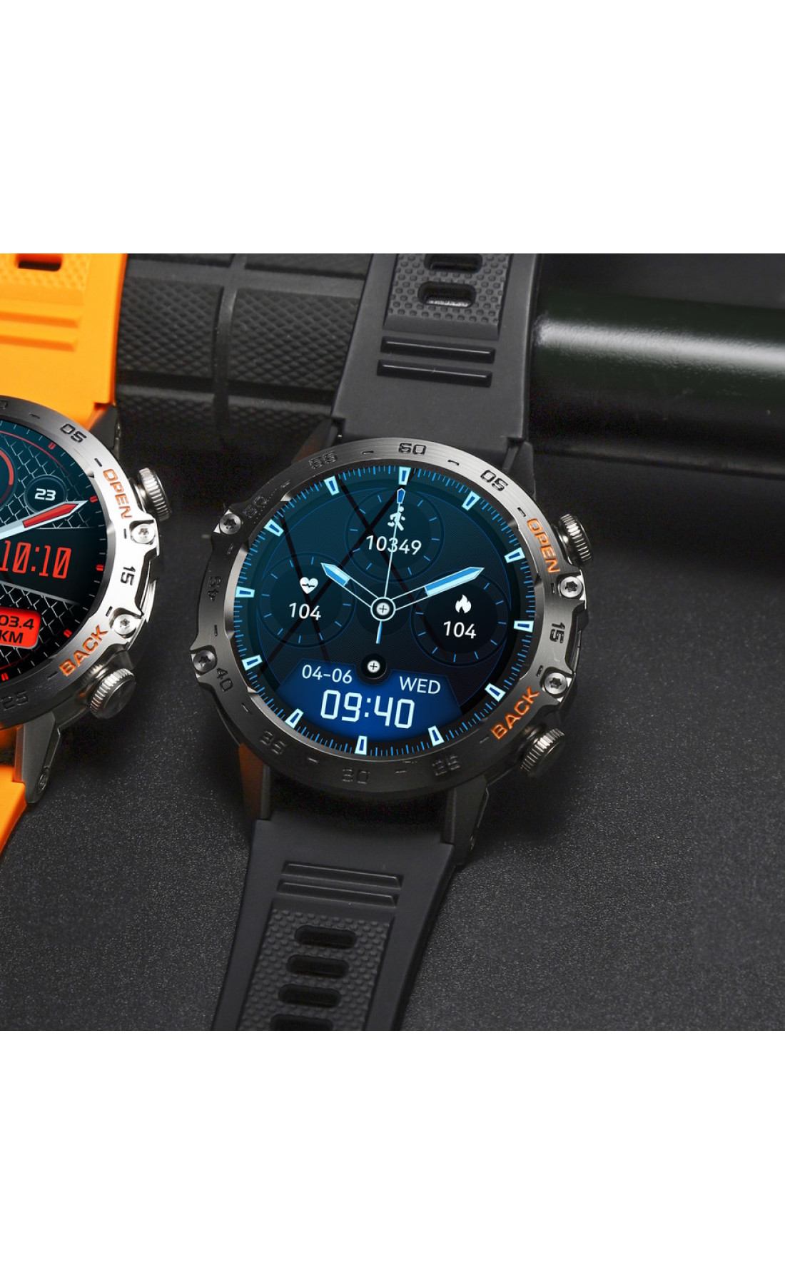 Смарт годинник  Smart Delta K52 Black Rubber, 2 ремінці