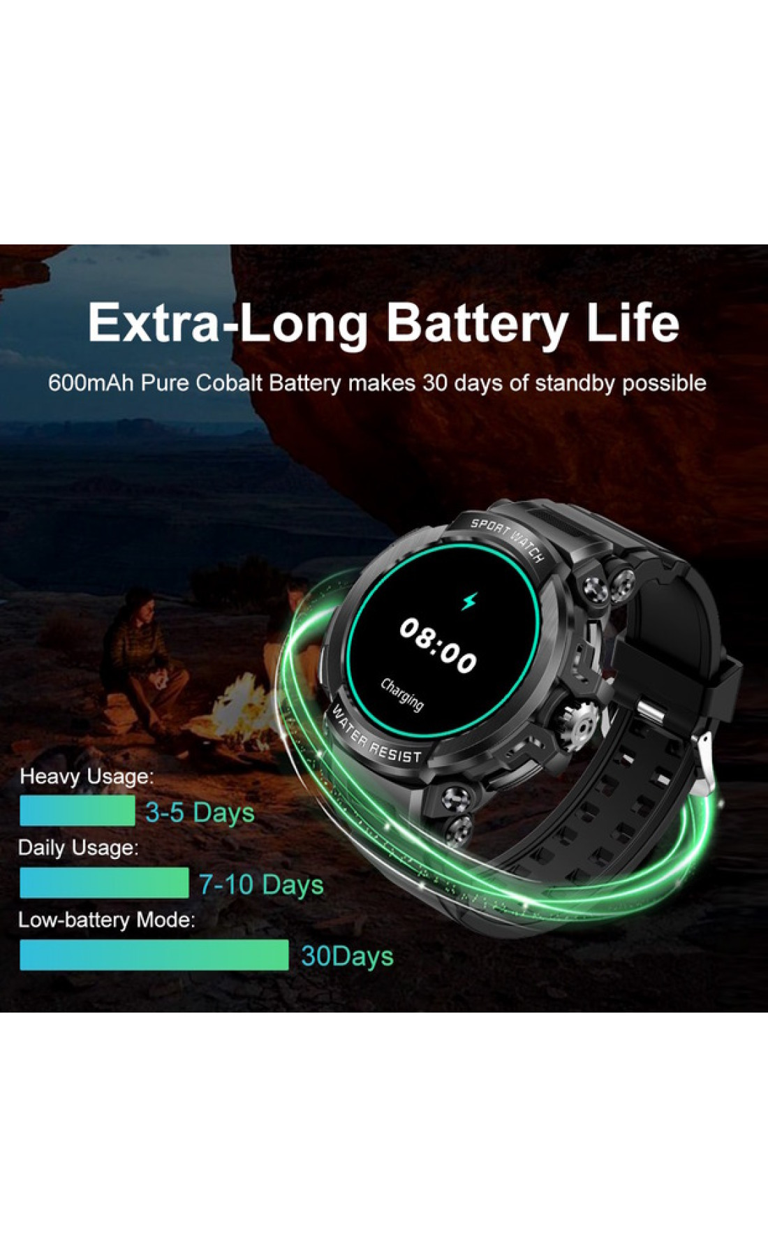 Смарт годинник  Smart Kador Black