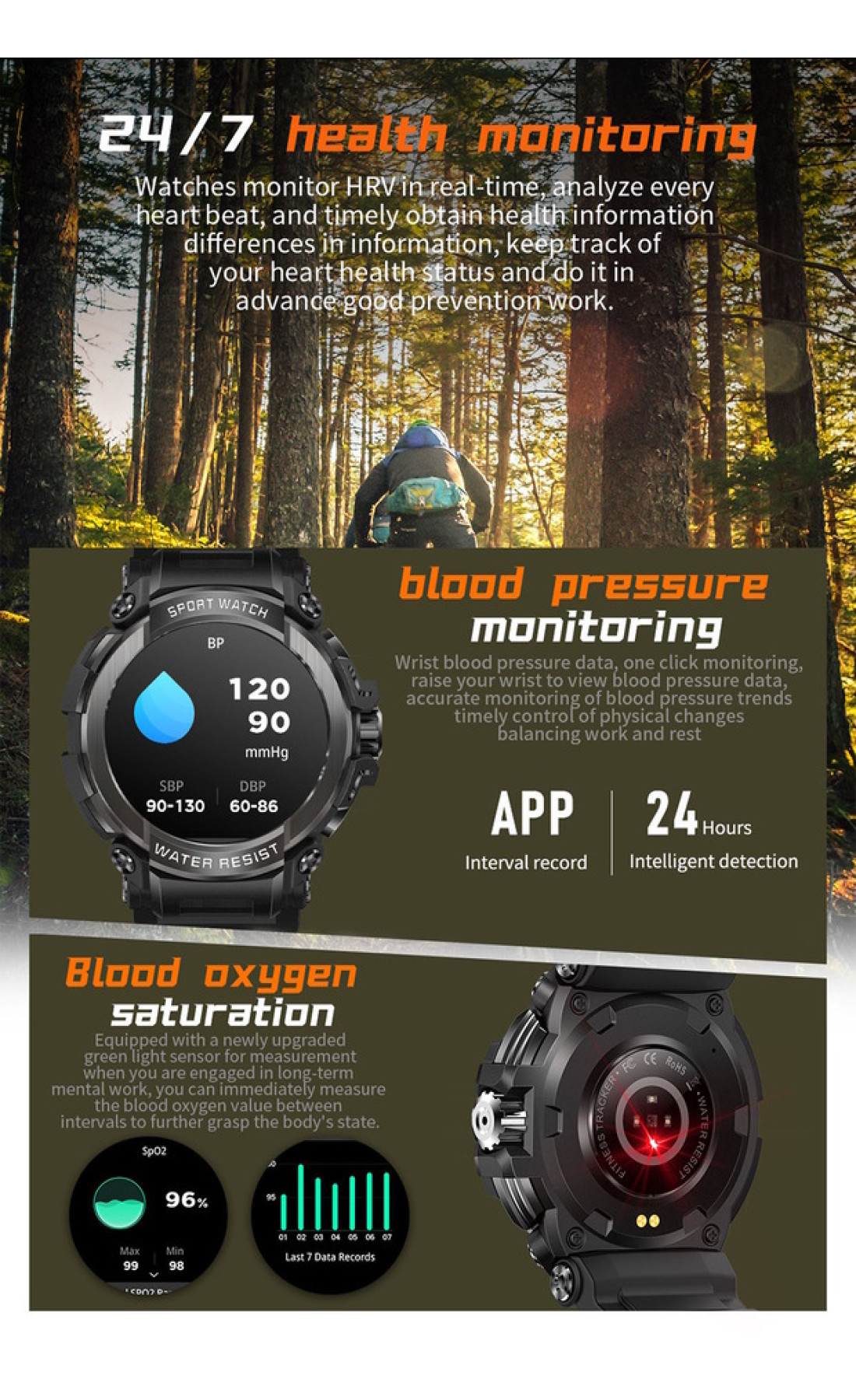 Смарт годинник  Smart Kador Black