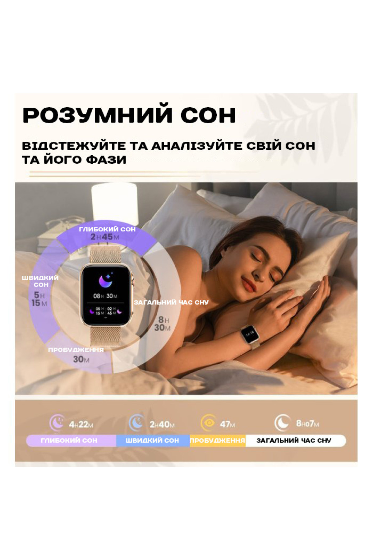 Смарт годинник  Smart Sensation Pink, 2 ремінці