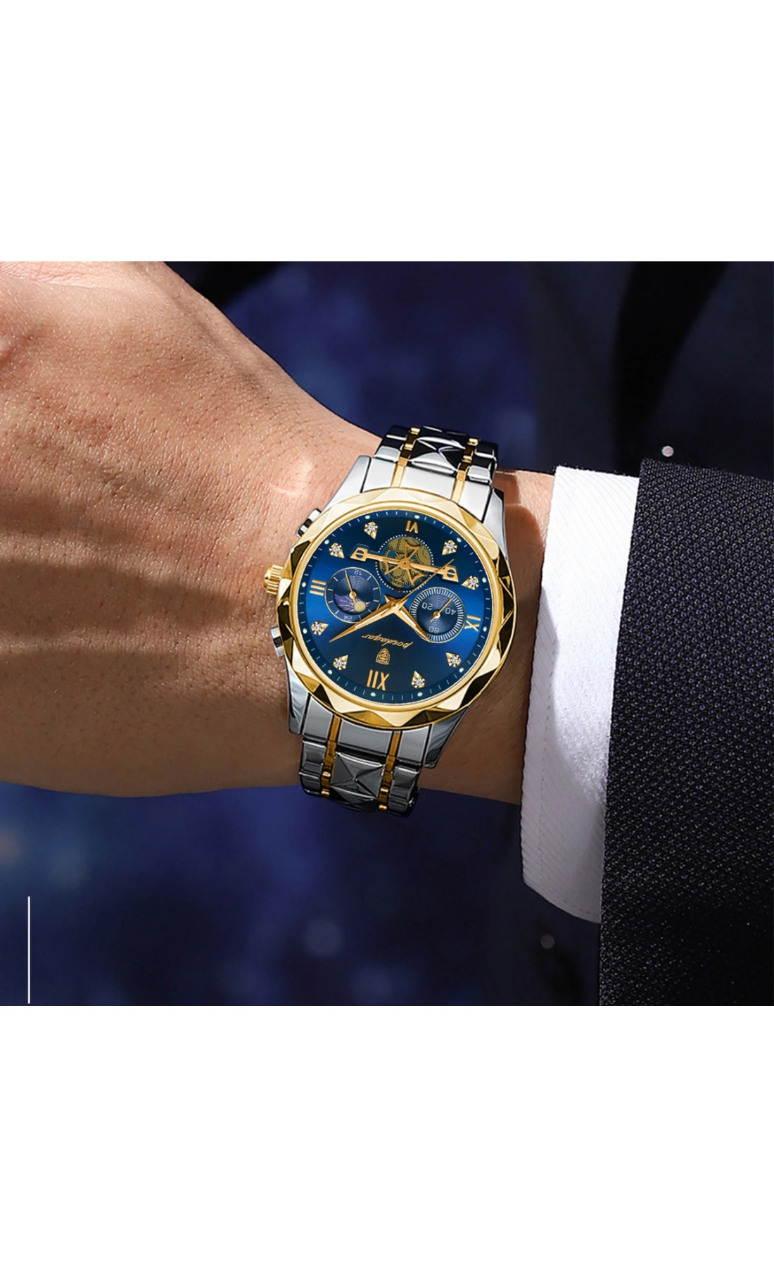 Чоловічий годинник  Poedagar Turbo