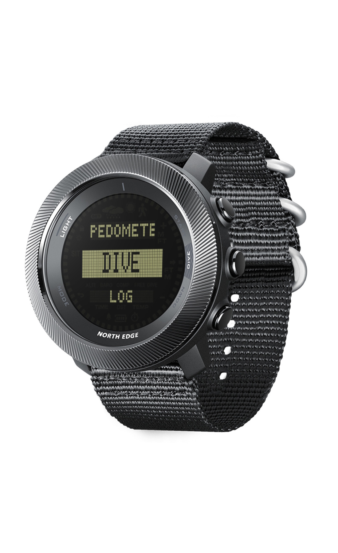 Чоловічий годинник  North Edge Model D 10 Bar з компасом