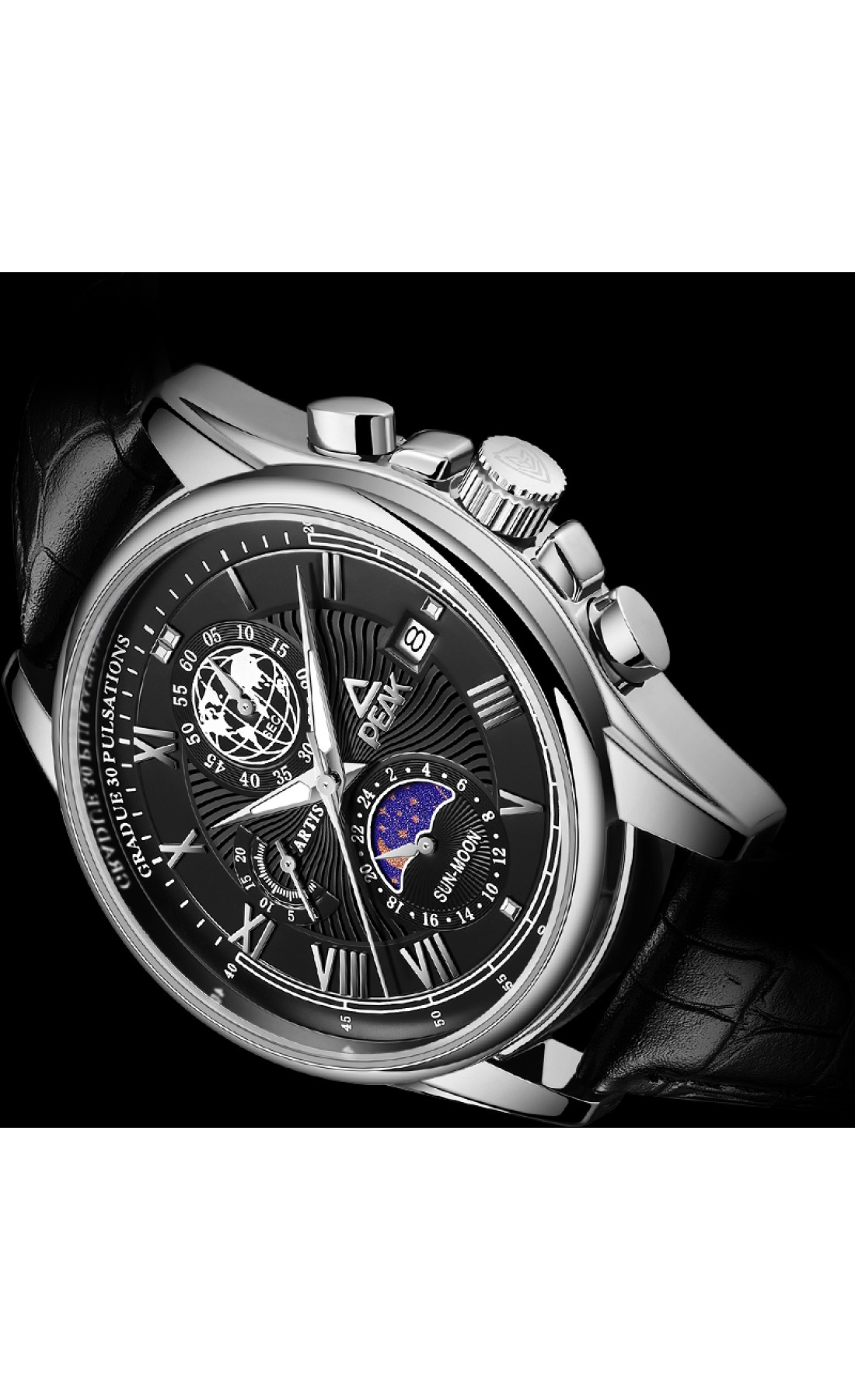 Чоловічий годинник  Peak X MoonLight