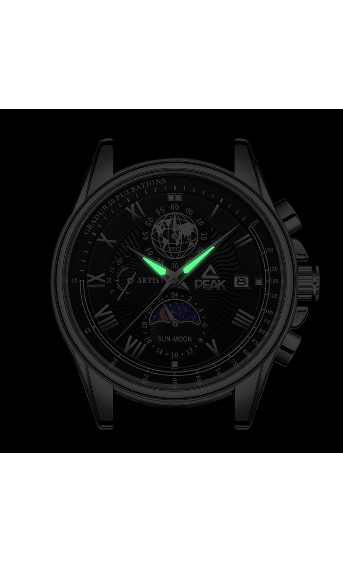 Чоловічий годинник  Peak X MoonLight