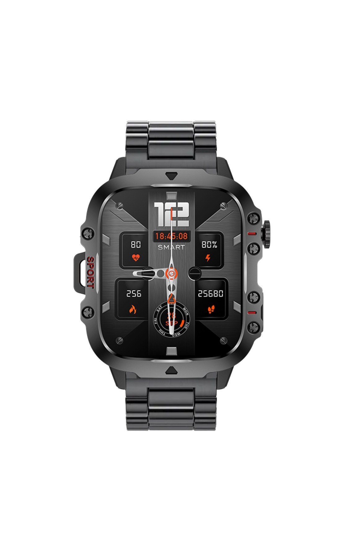 Смарт годинник  Smart Expert Nano Steel, 2 ремінці