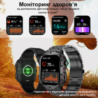 Смарт годинник  Smart Expert Nano Steel, 2 ремінці