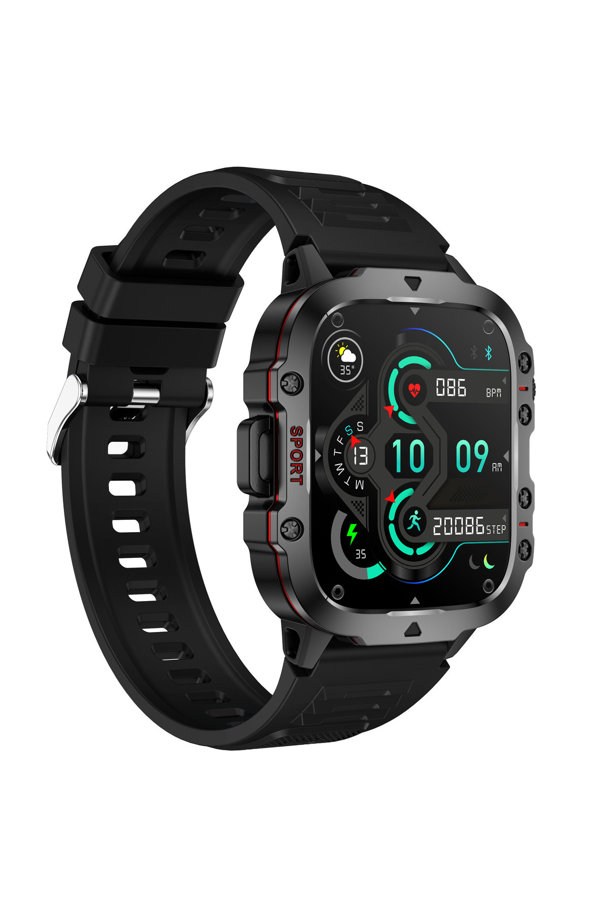 Смарт годинник  Smart Expert Nano Rubber, 2 ремінці