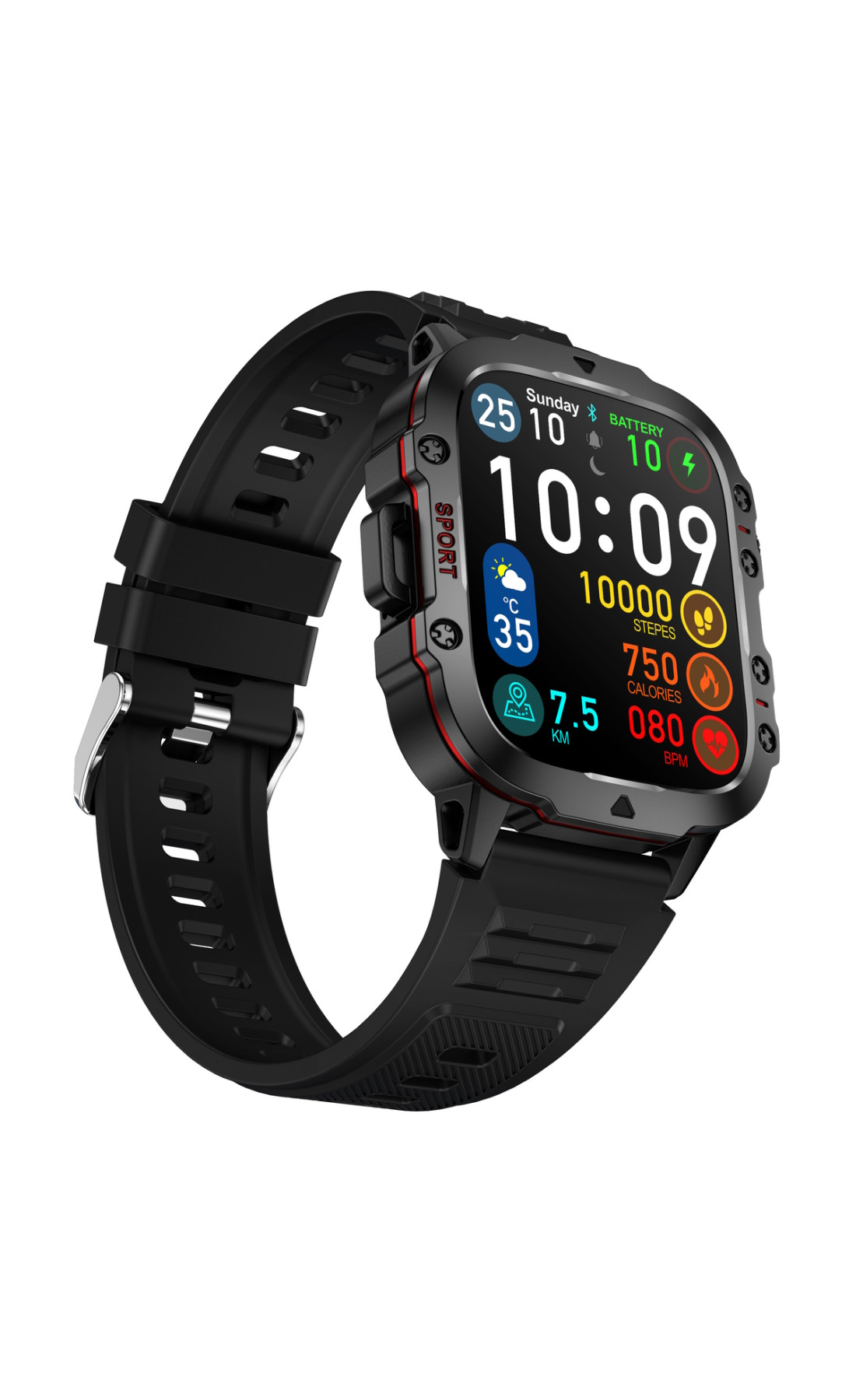 Смарт годинник  Smart Expert Nano Rubber, 2 ремінці