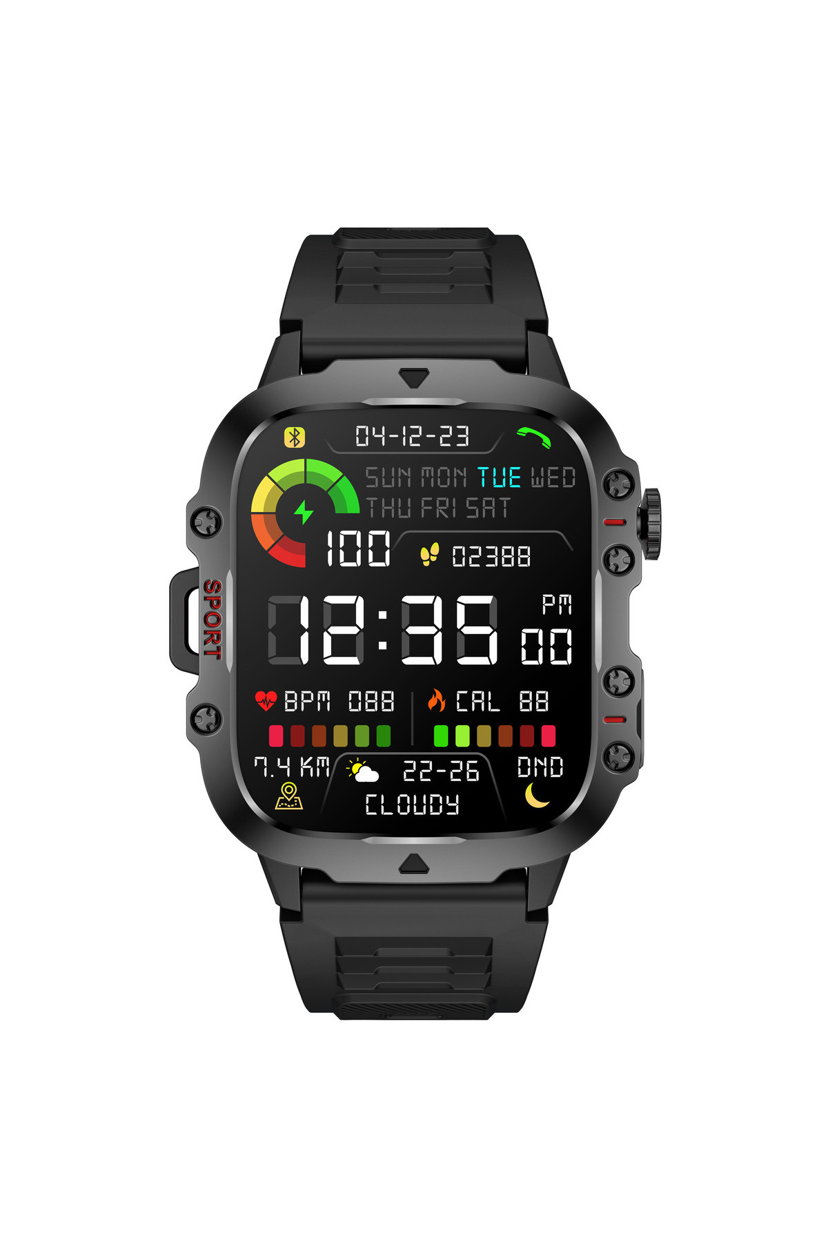 Смарт годинник  Smart Expert Nano Rubber, 2 ремінці