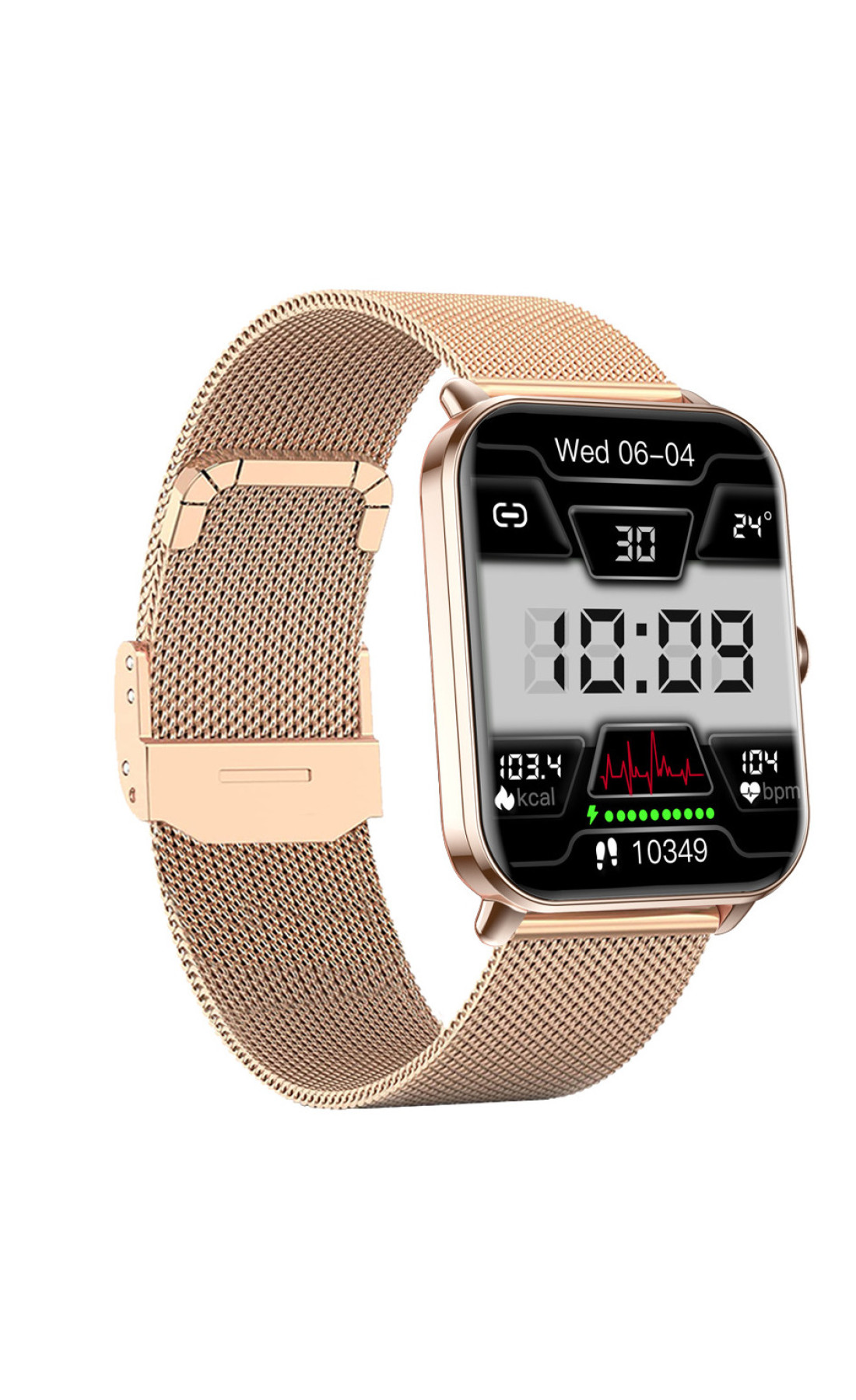 Смарт годинник  Smart Eva Gold, 2 ремінці