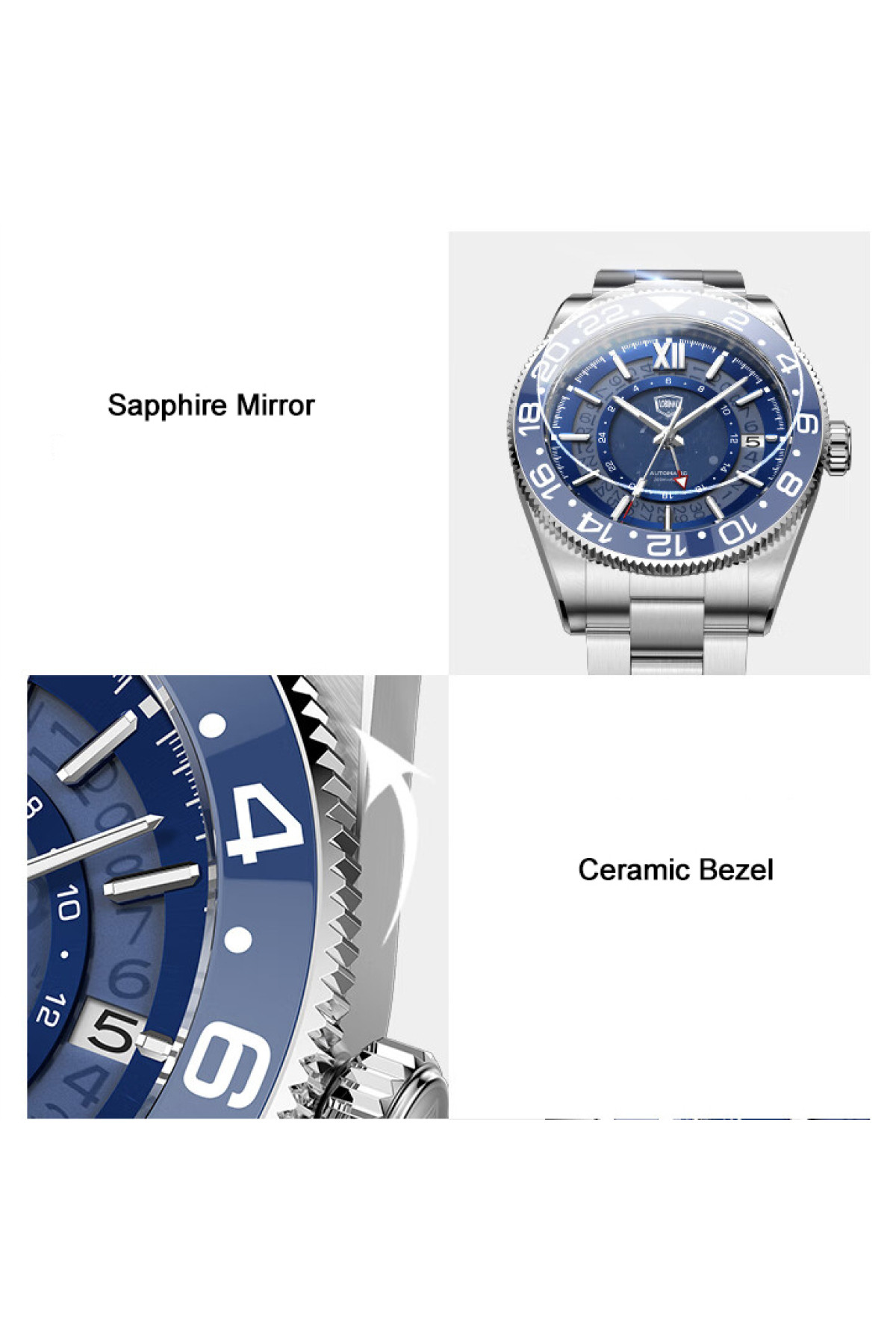 Чоловічий годинник  Lobinni Daytona 10 Bar