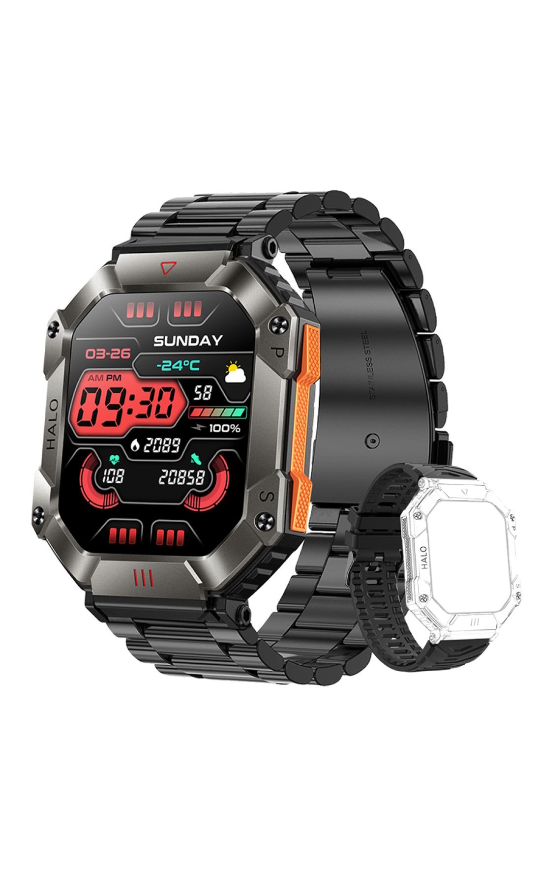 Смарт годинник  Smart Racer K+ Steel з компасом