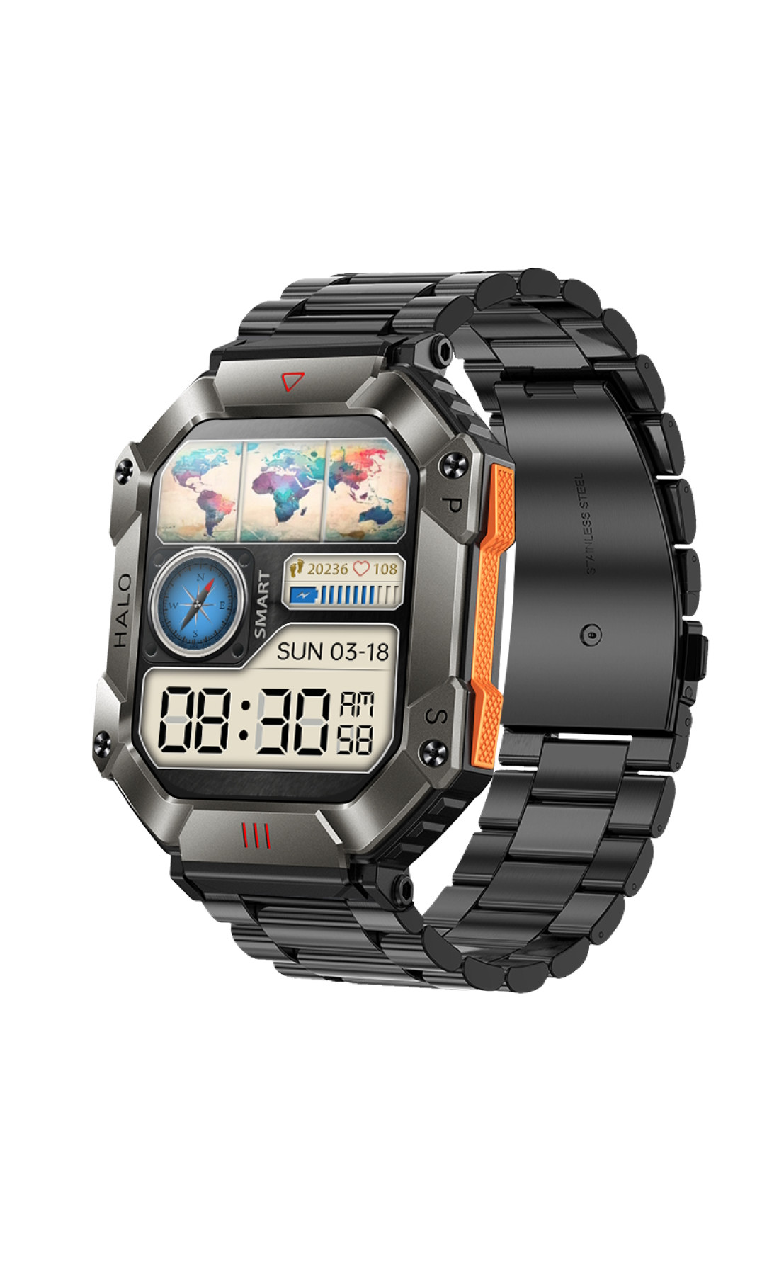 Смарт годинник  Smart Racer K+ Steel з компасом