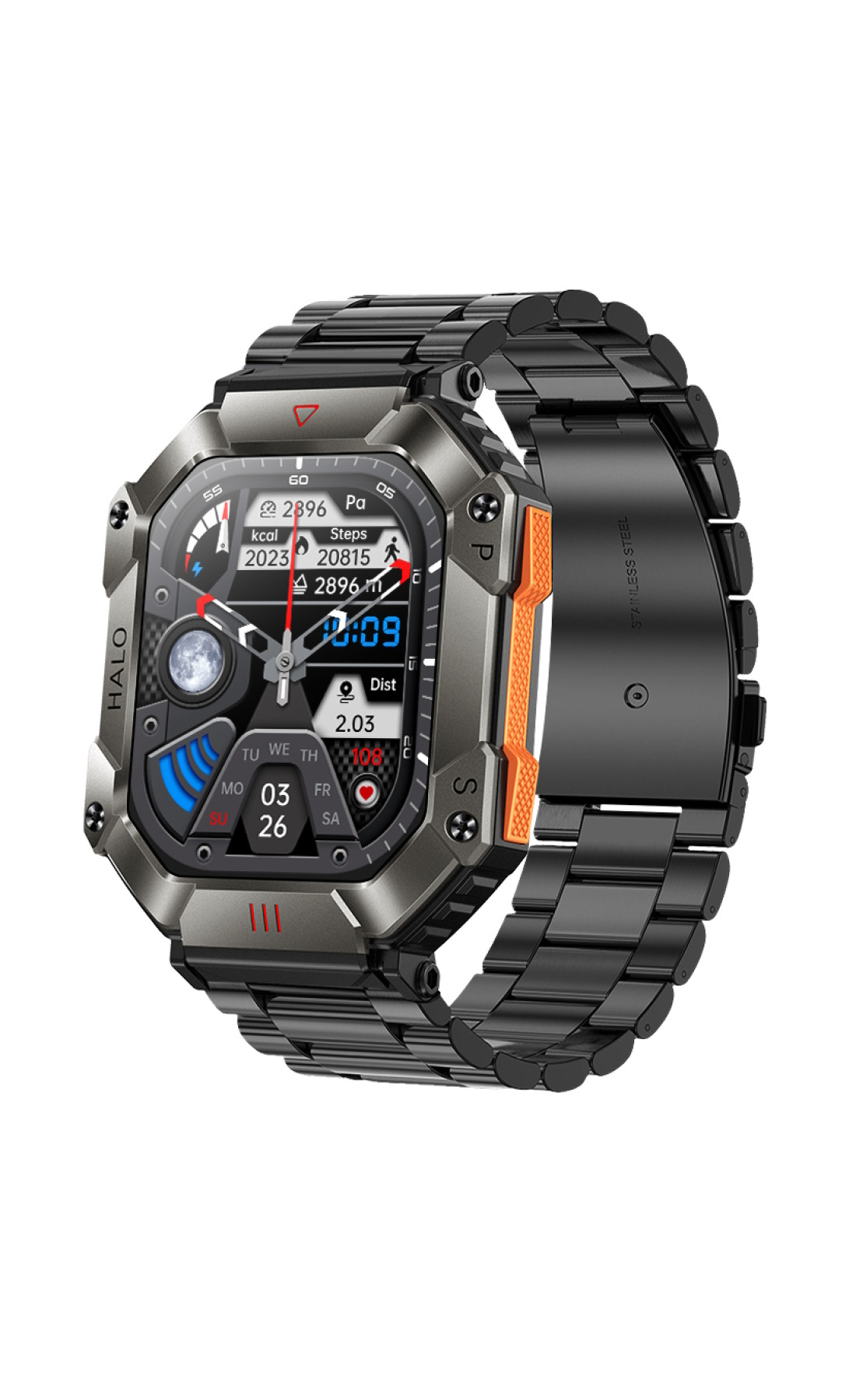 Смарт годинник  Smart Racer K+ Steel з компасом