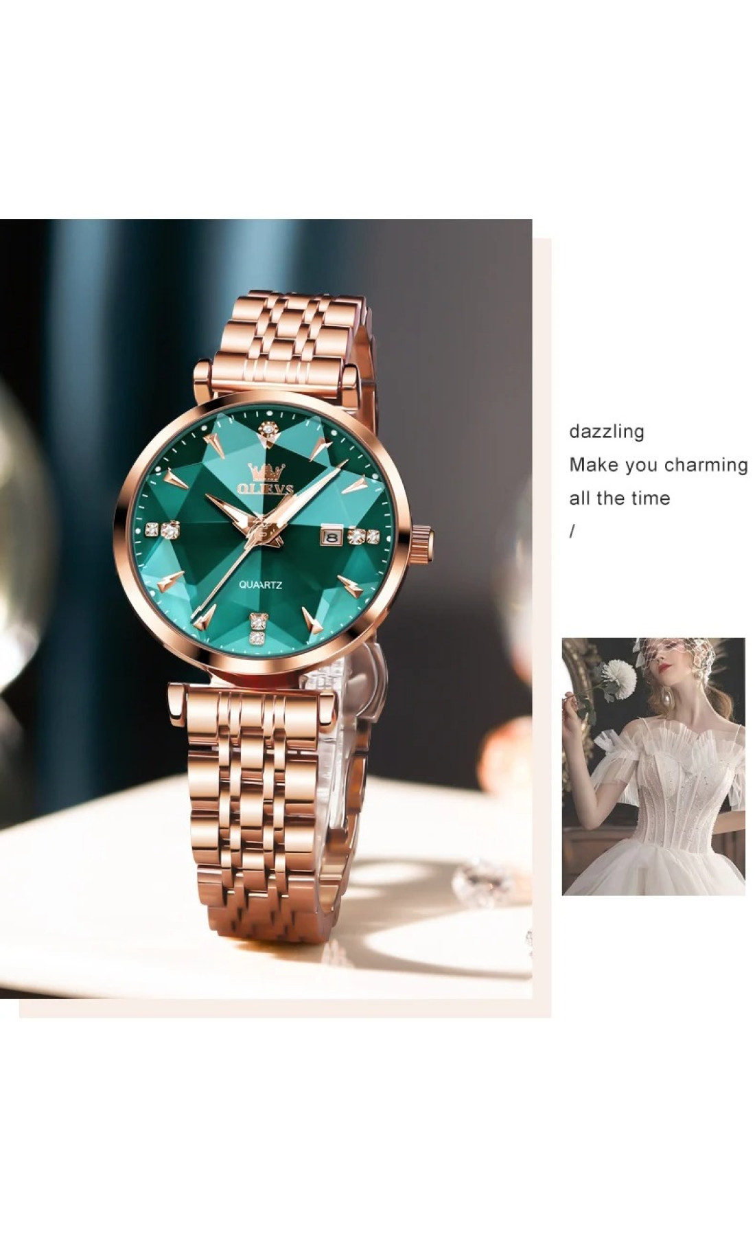 Жіночий годинник  Olevs Diamond