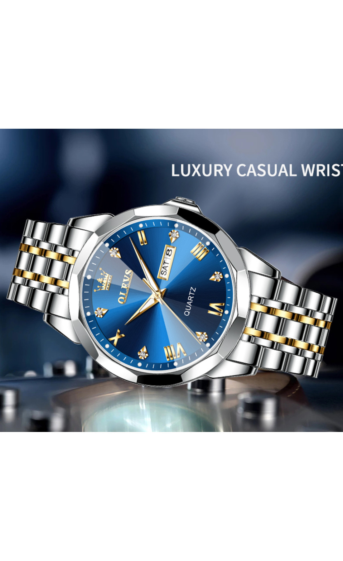 Чоловічий годинник  Olevs King