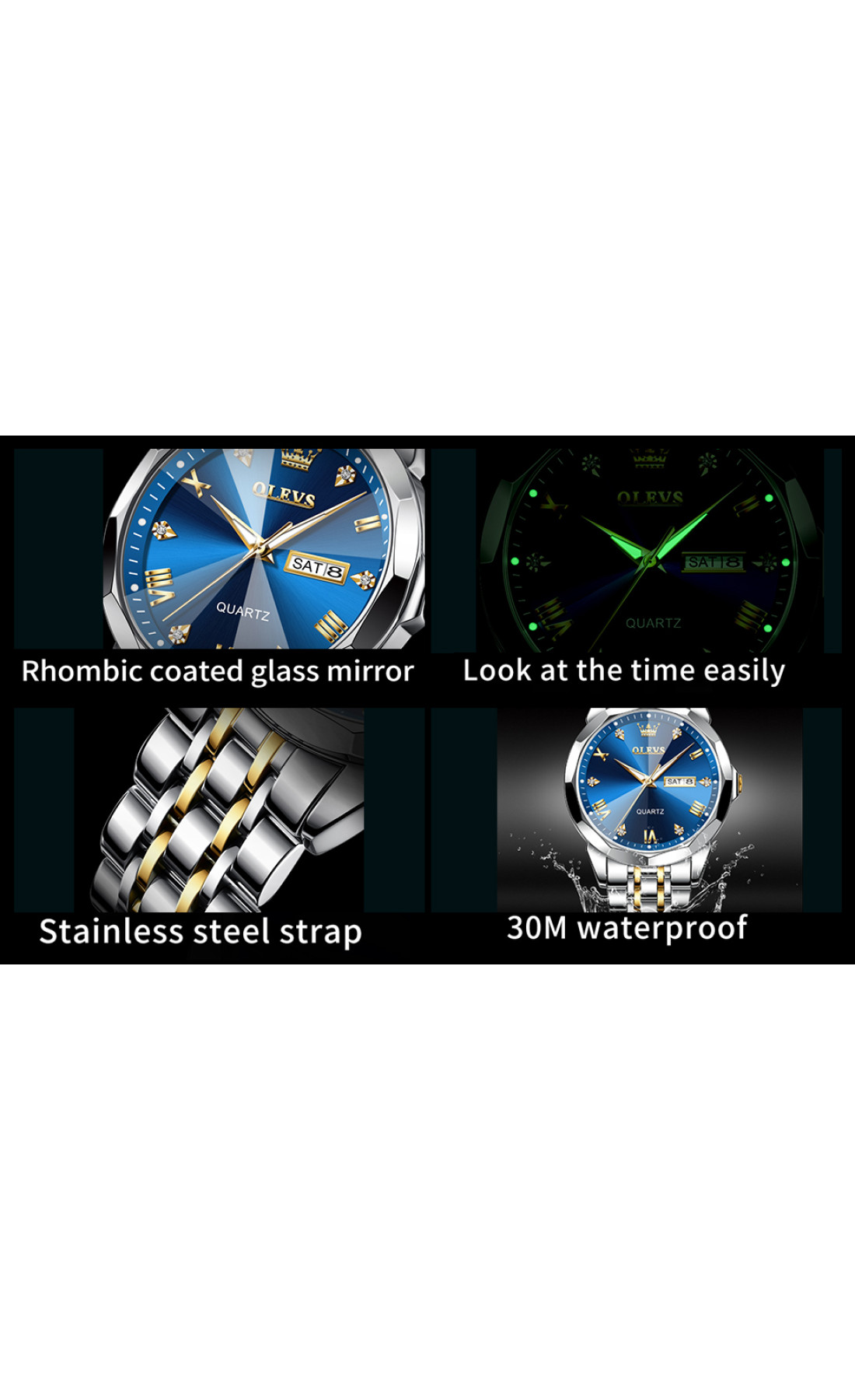 Чоловічий годинник  Olevs King