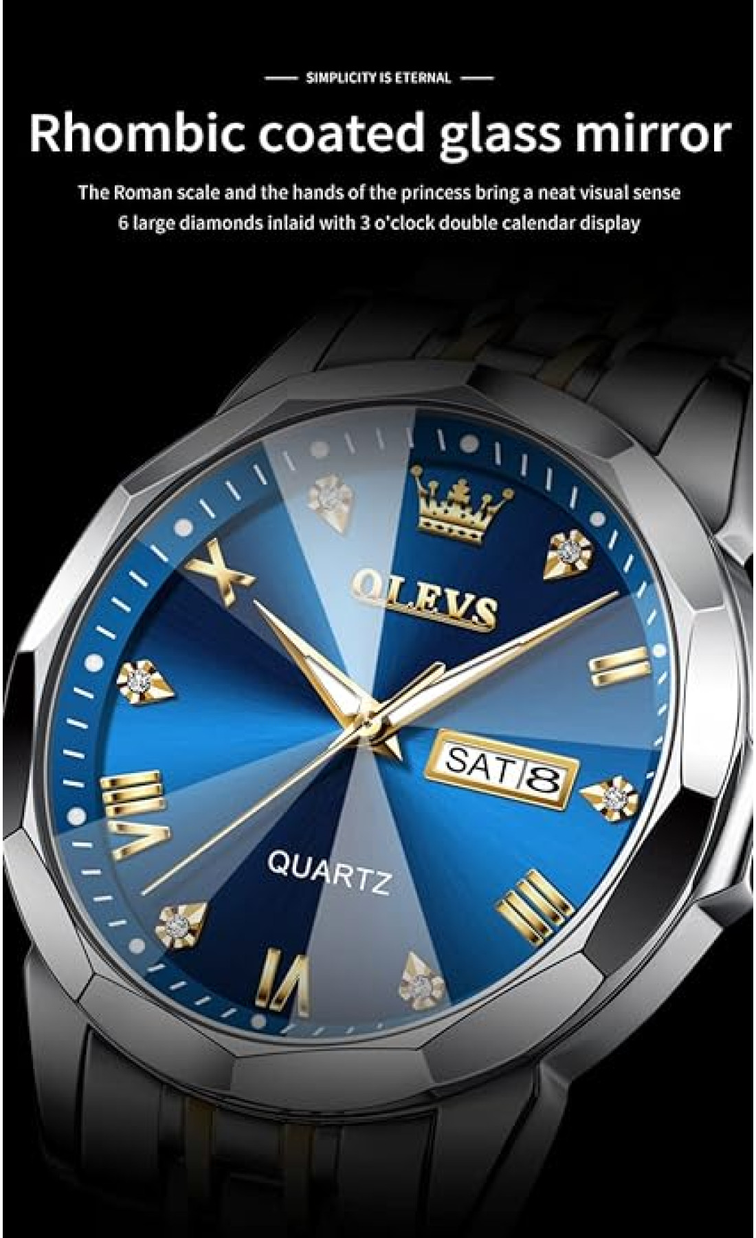 Чоловічий годинник  Olevs King