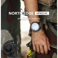 Чоловічий годинник  North Edge Apache Rubber 2 ремінці