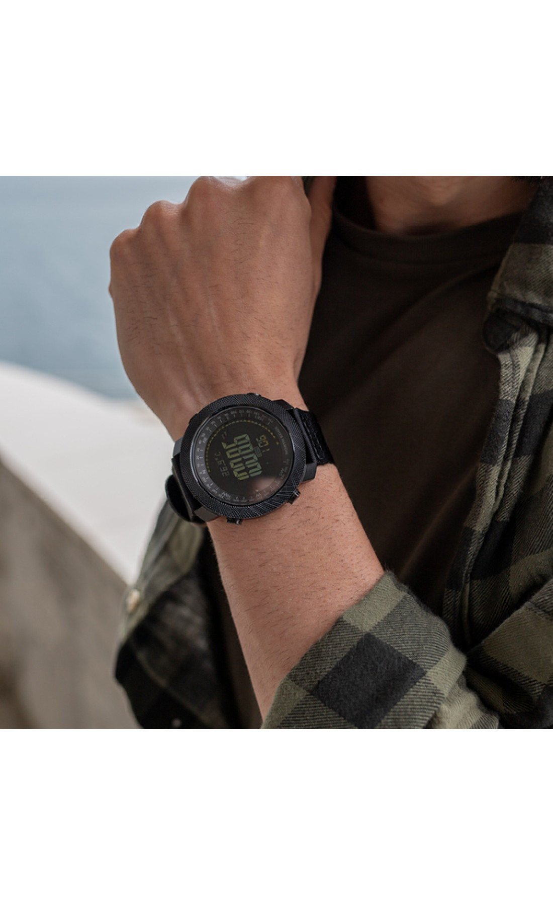 Чоловічий годинник  North Edge Apache Rubber 2 ремінці