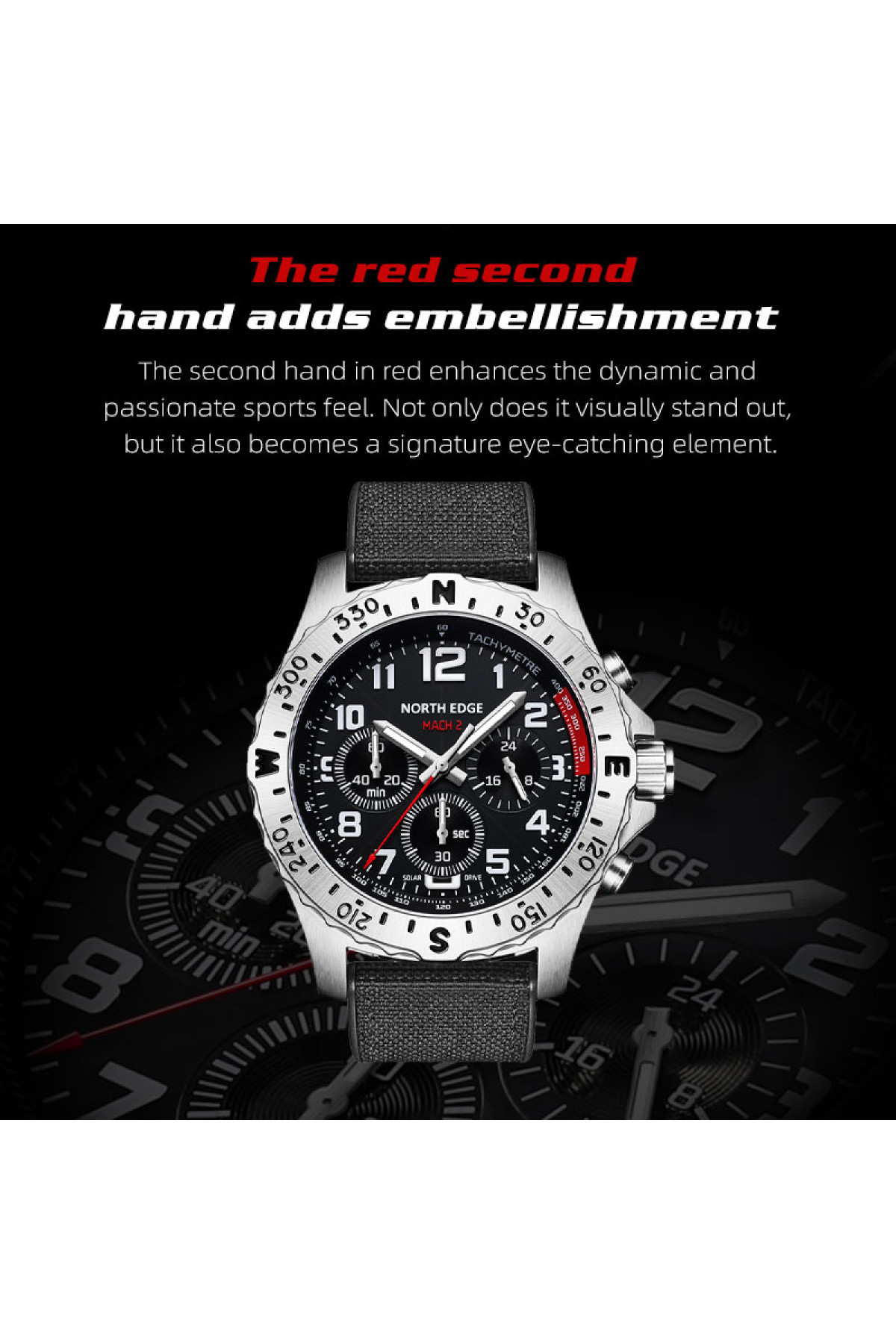 Чоловічий годинник  North Edge Profi