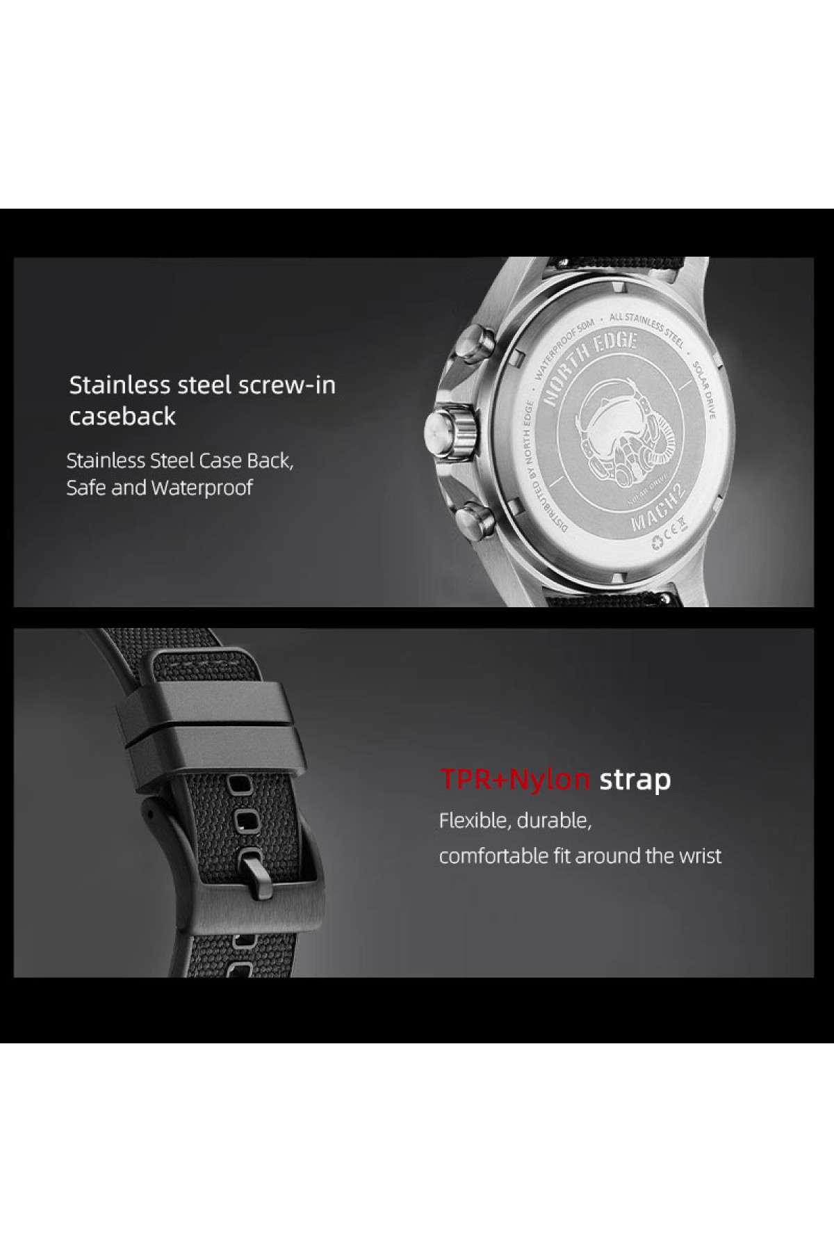 Чоловічий годинник  North Edge Profi