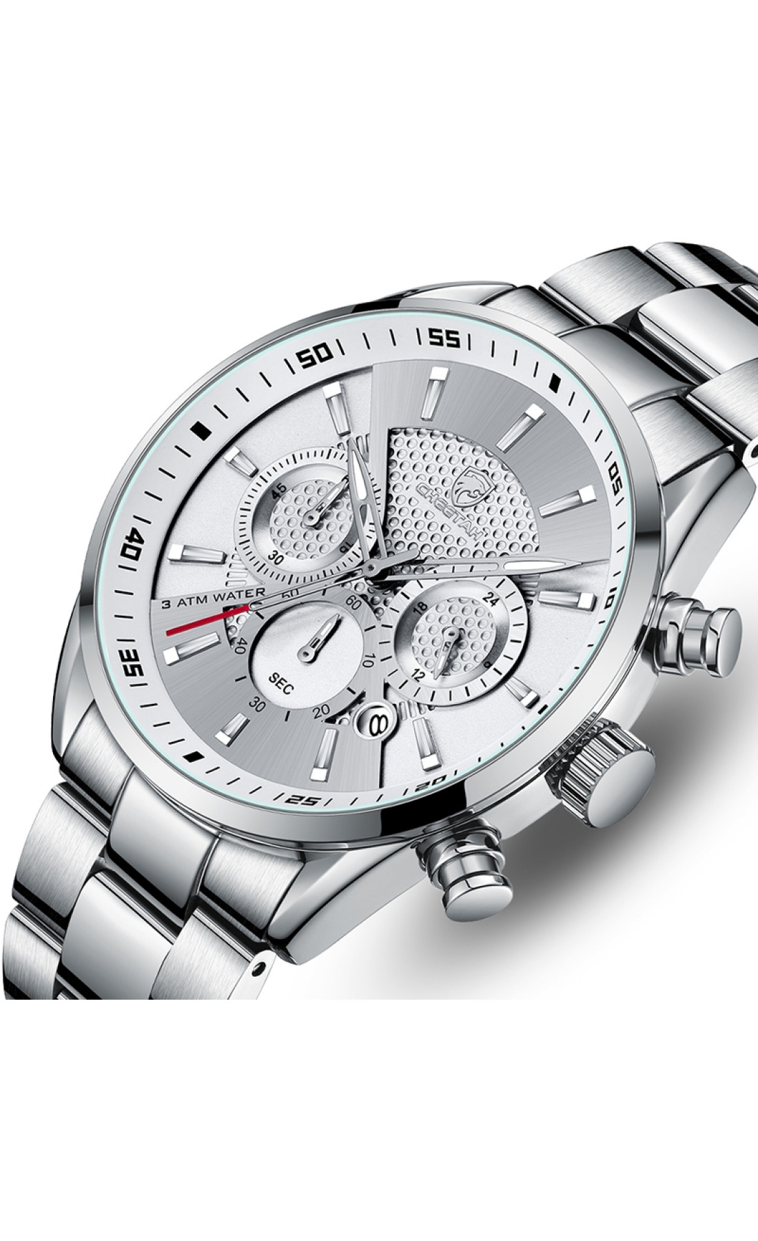 Чоловічий годинник  Cheetah Mega Silver