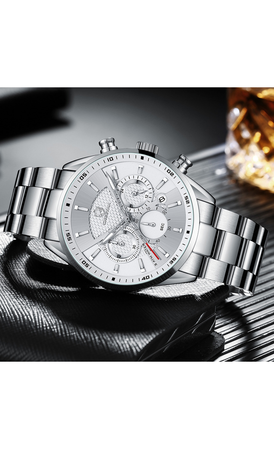 Чоловічий годинник  Cheetah Mega Silver