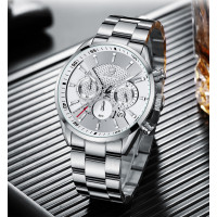 Чоловічий годинник  Cheetah Mega Silver