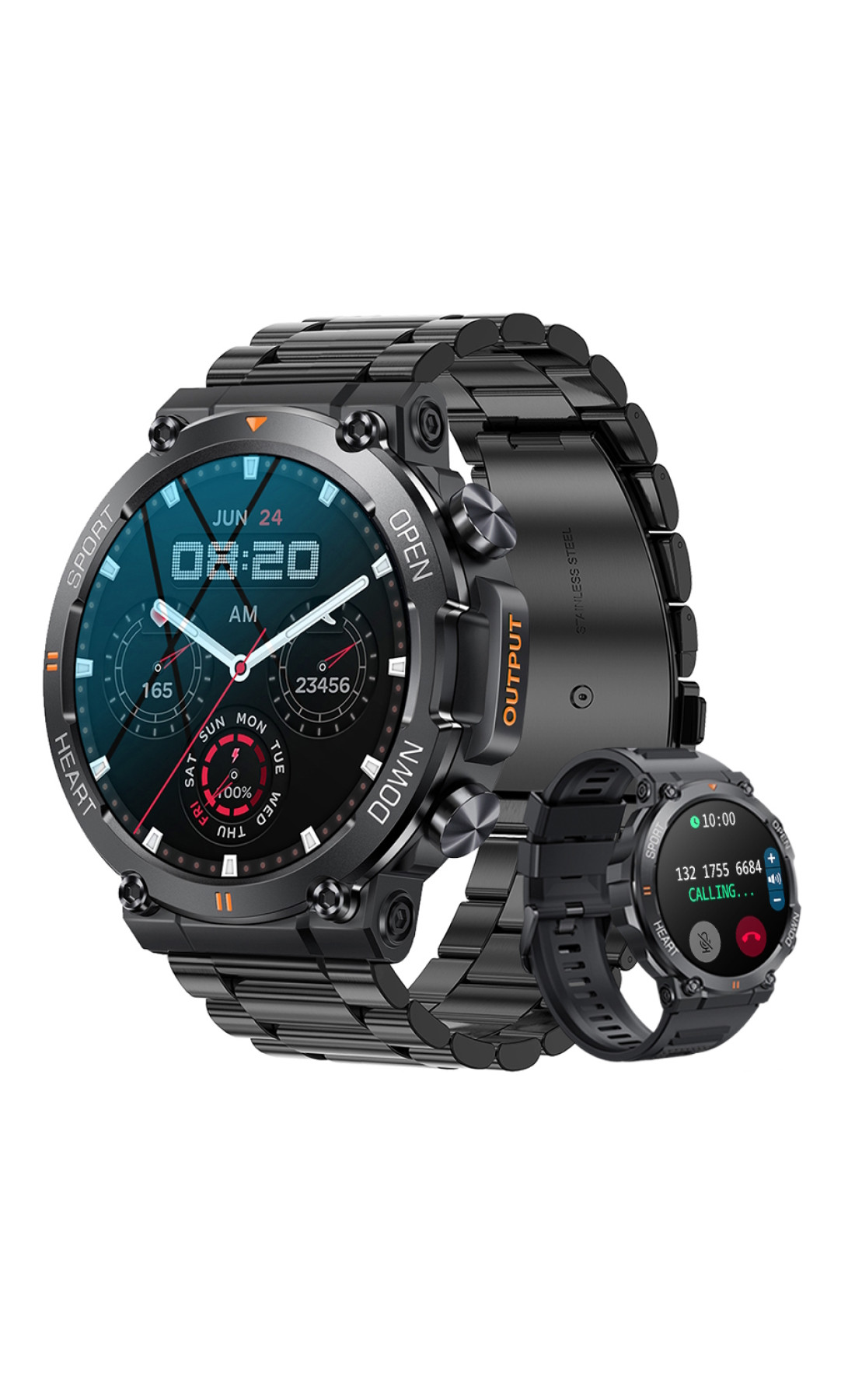 Смарт годинник  Smart Storm Steel, 2 ремінці