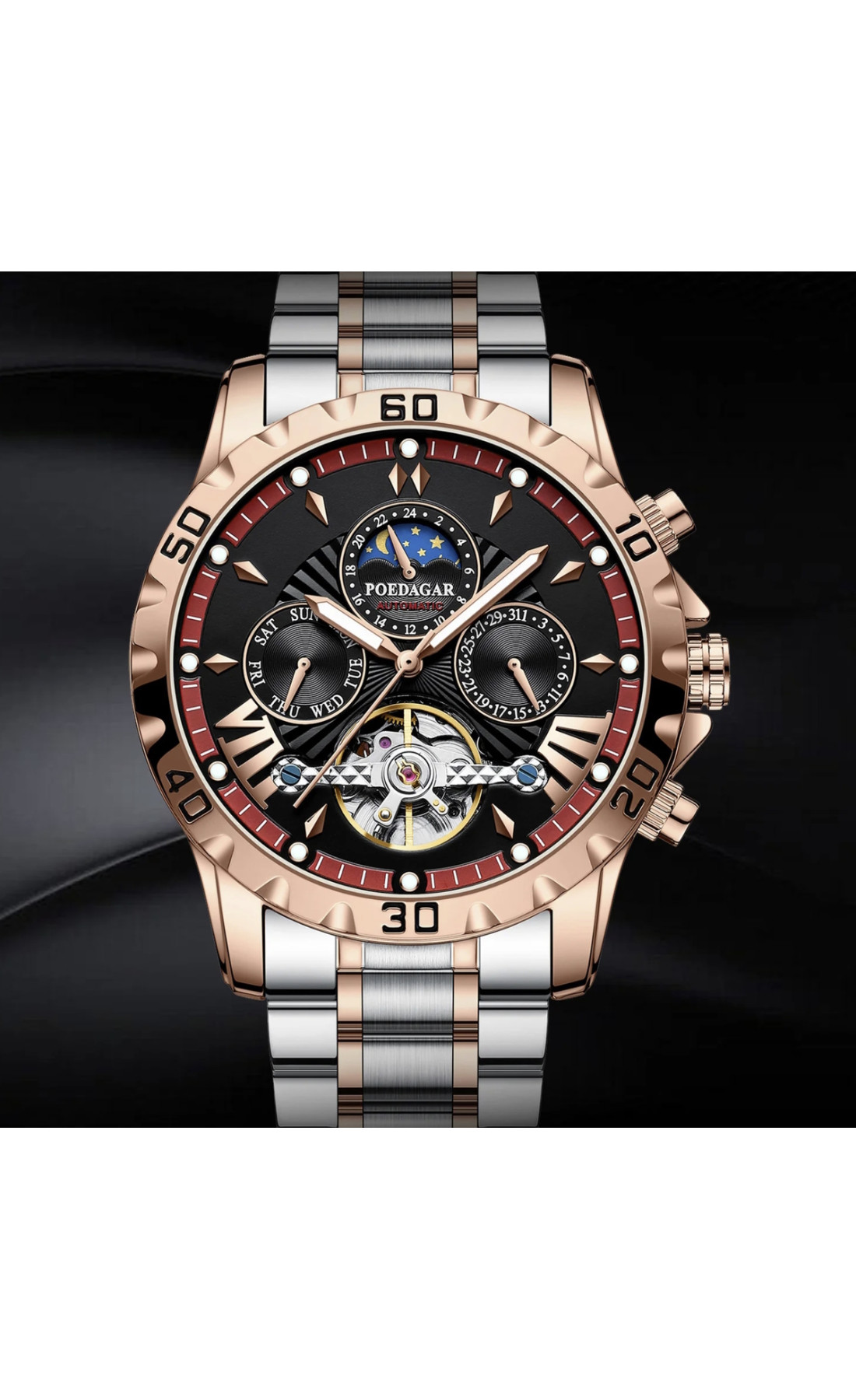 Чоловічий годинник  Poedagar Mechanical