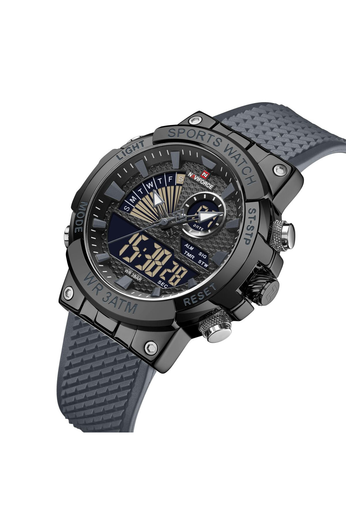 Чоловічий годинник  Naviforce Set Box подарунковий набір, 2 ремінці