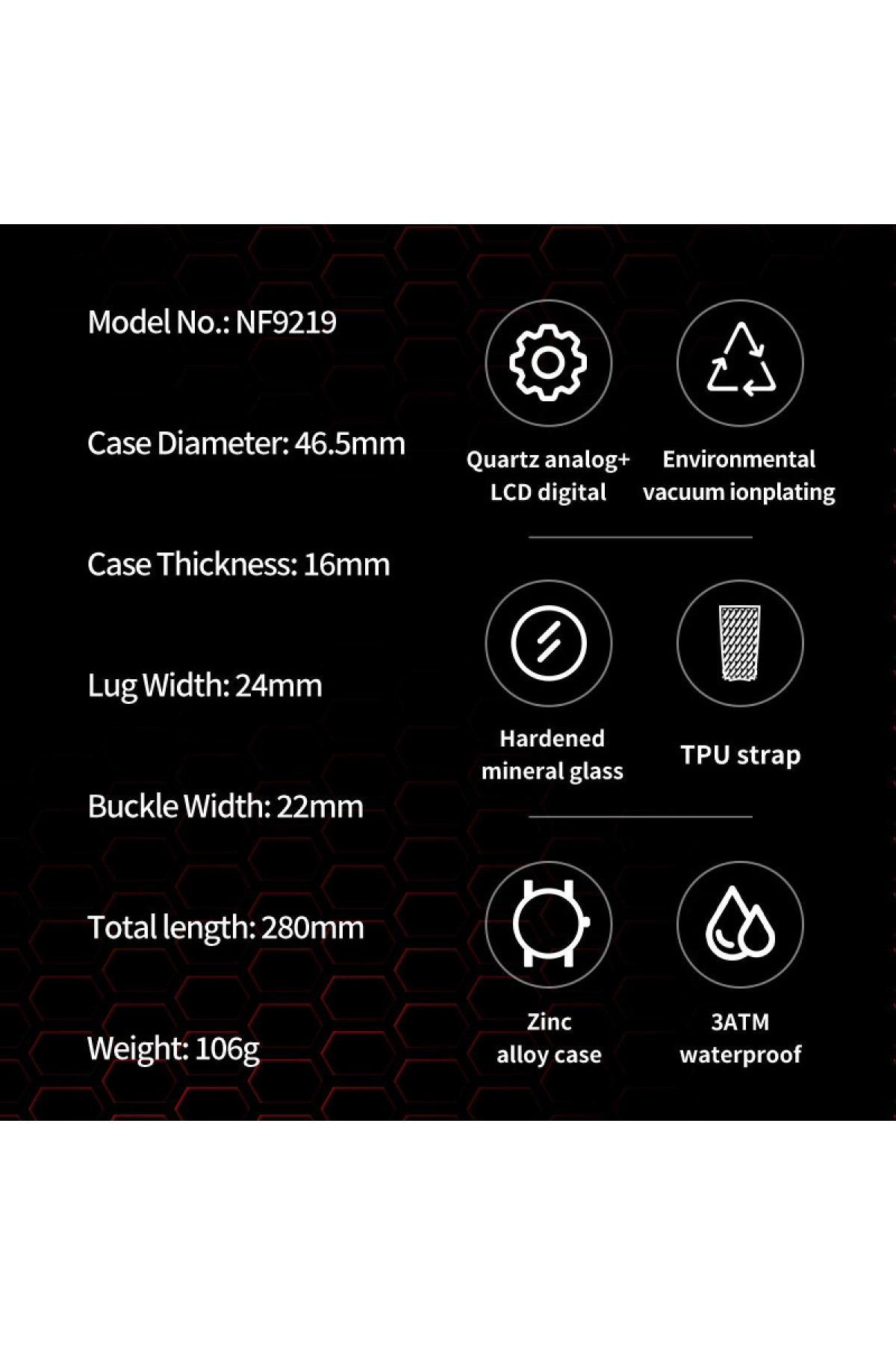 Чоловічий годинник  Naviforce Set Box подарунковий набір, 2 ремінці