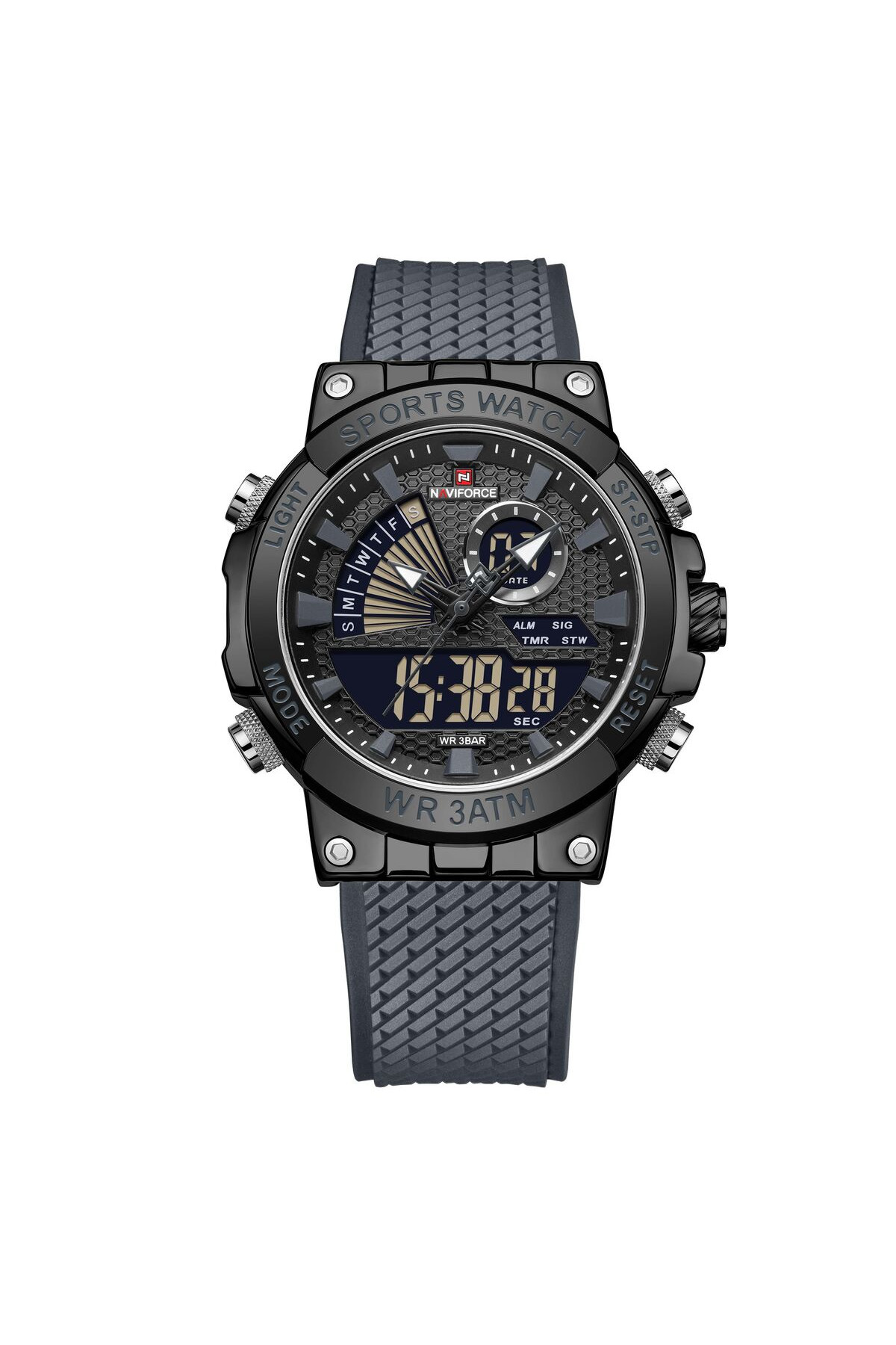 Чоловічий годинник  Naviforce Set Box подарунковий набір, 2 ремінці