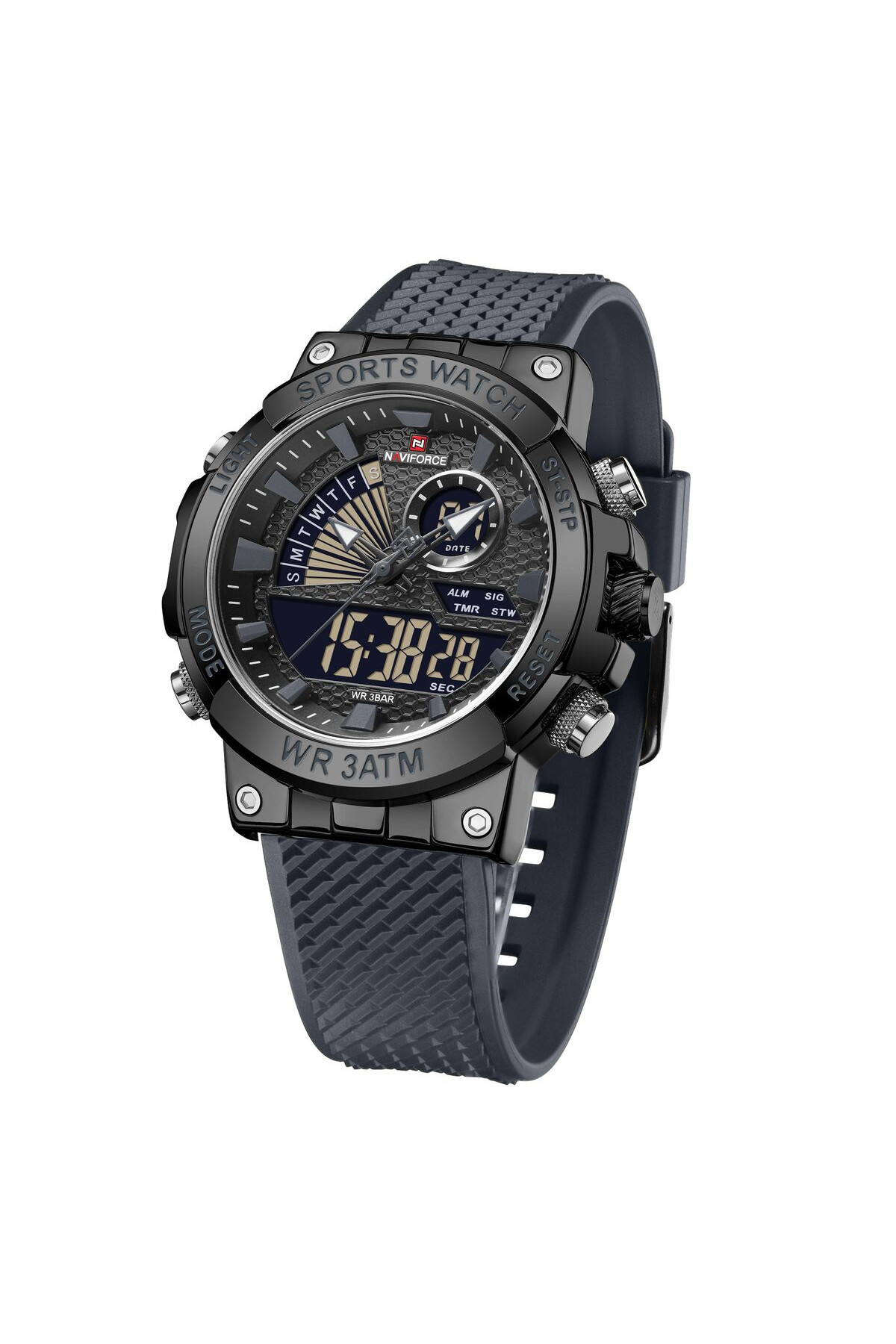 Чоловічий годинник  Naviforce Set Box подарунковий набір, 2 ремінці