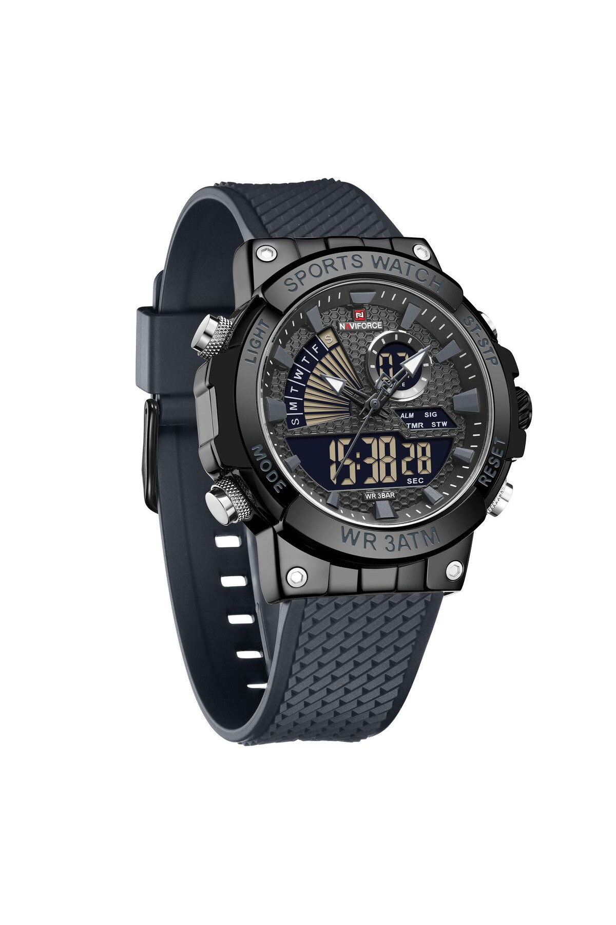 Чоловічий годинник  Naviforce Set Box подарунковий набір, 2 ремінці