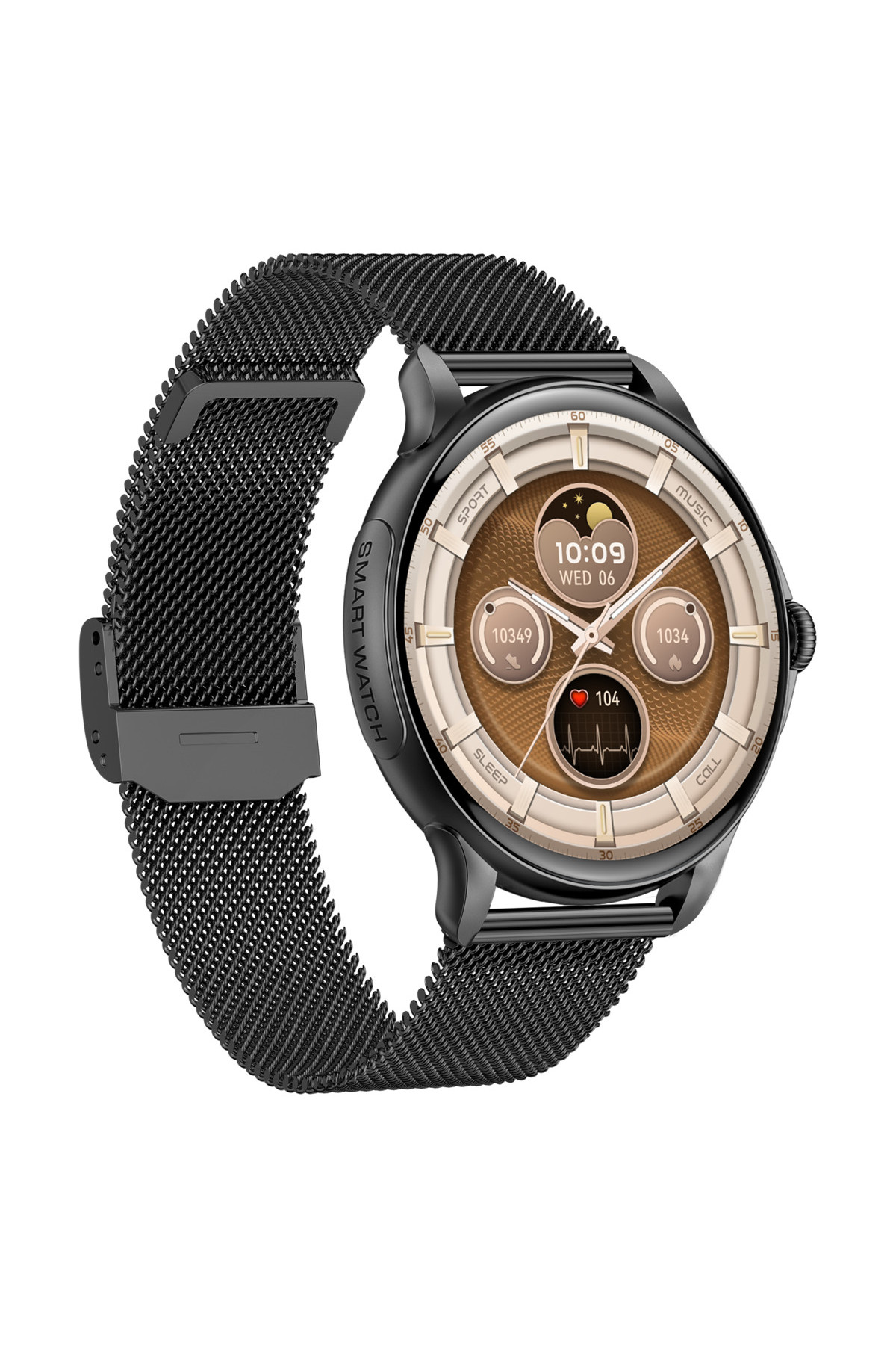 Смарт годинник  Smart Holiday Black Steel, 2 ремінці