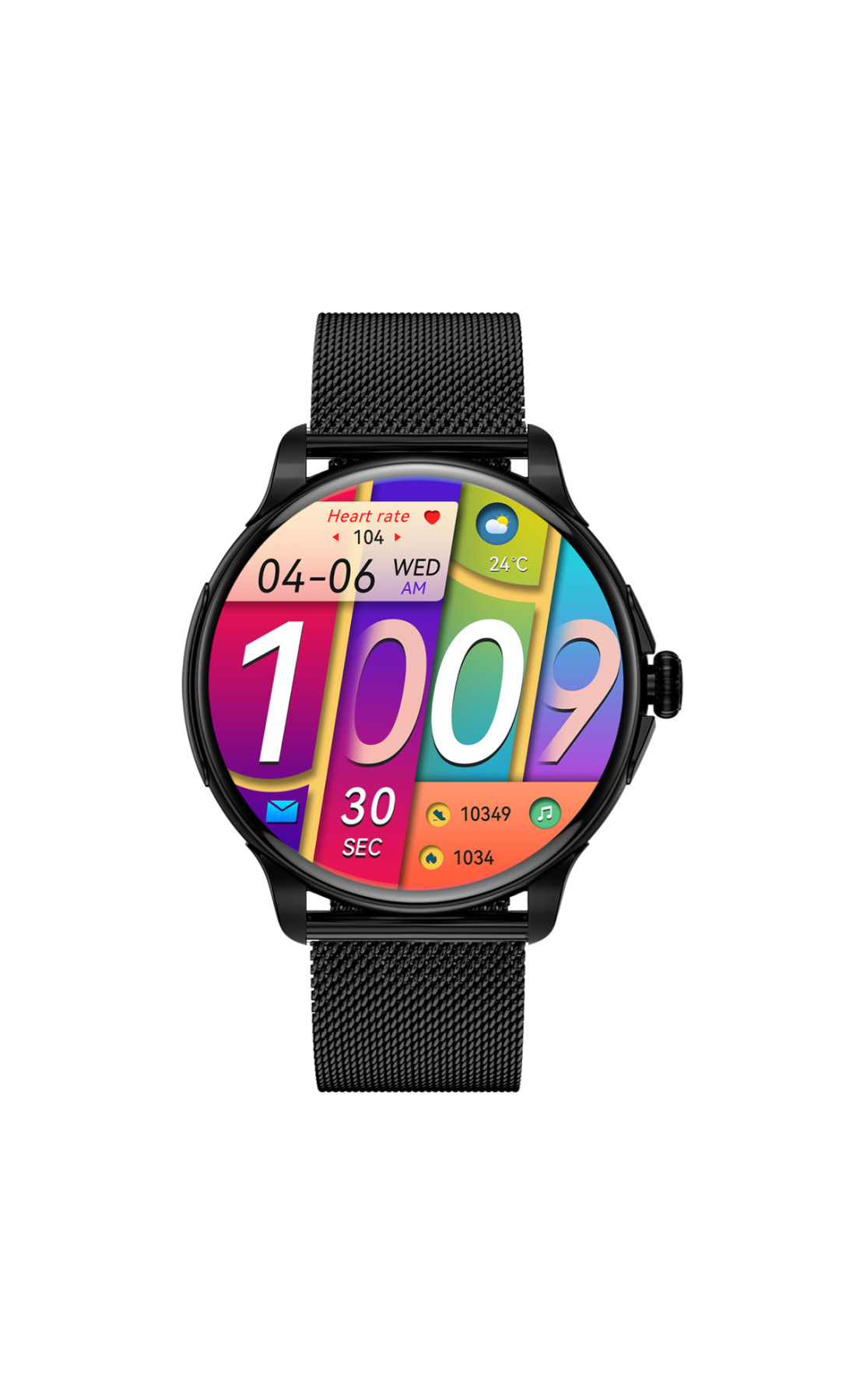 Смарт годинник  Smart Holiday Black Steel, 2 ремінці