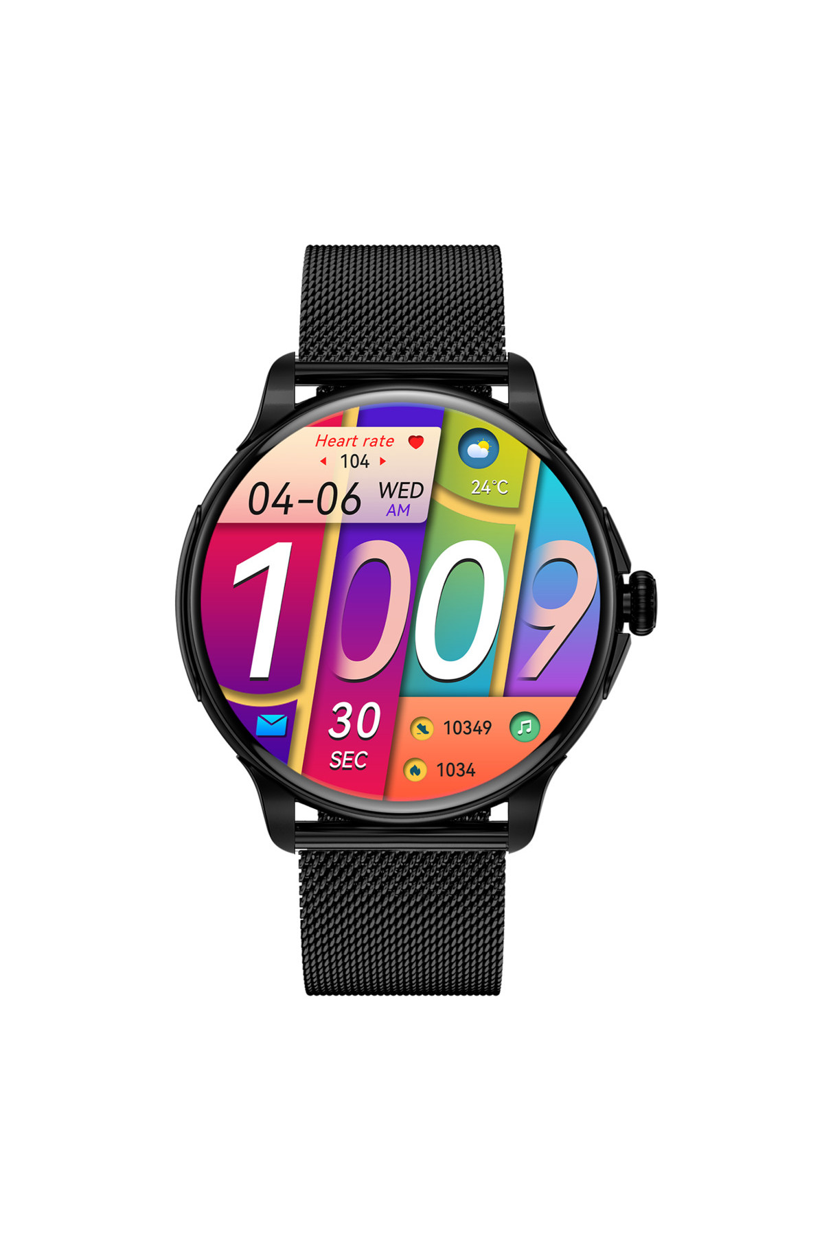 Смарт годинник  Smart Holiday Black Steel, 2 ремінці