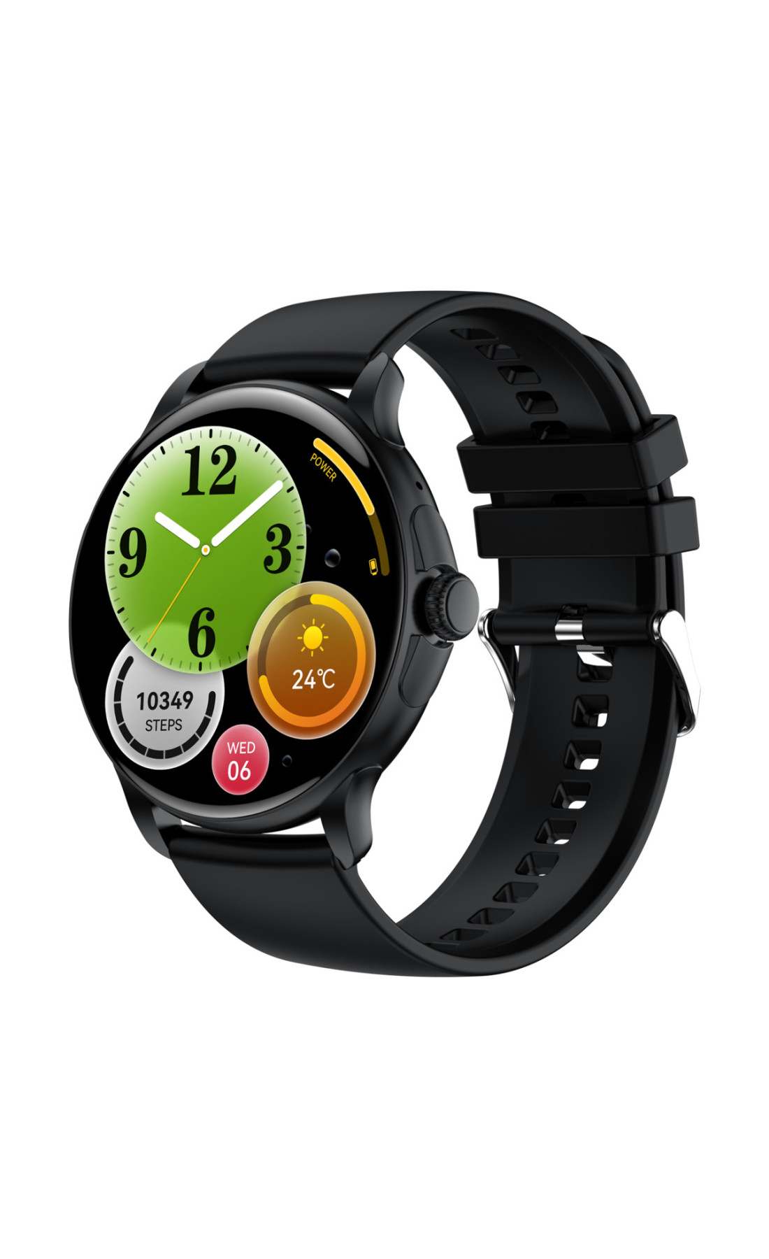 Смарт годинник  Smart Holiday Black Rubber, 2 ремінці