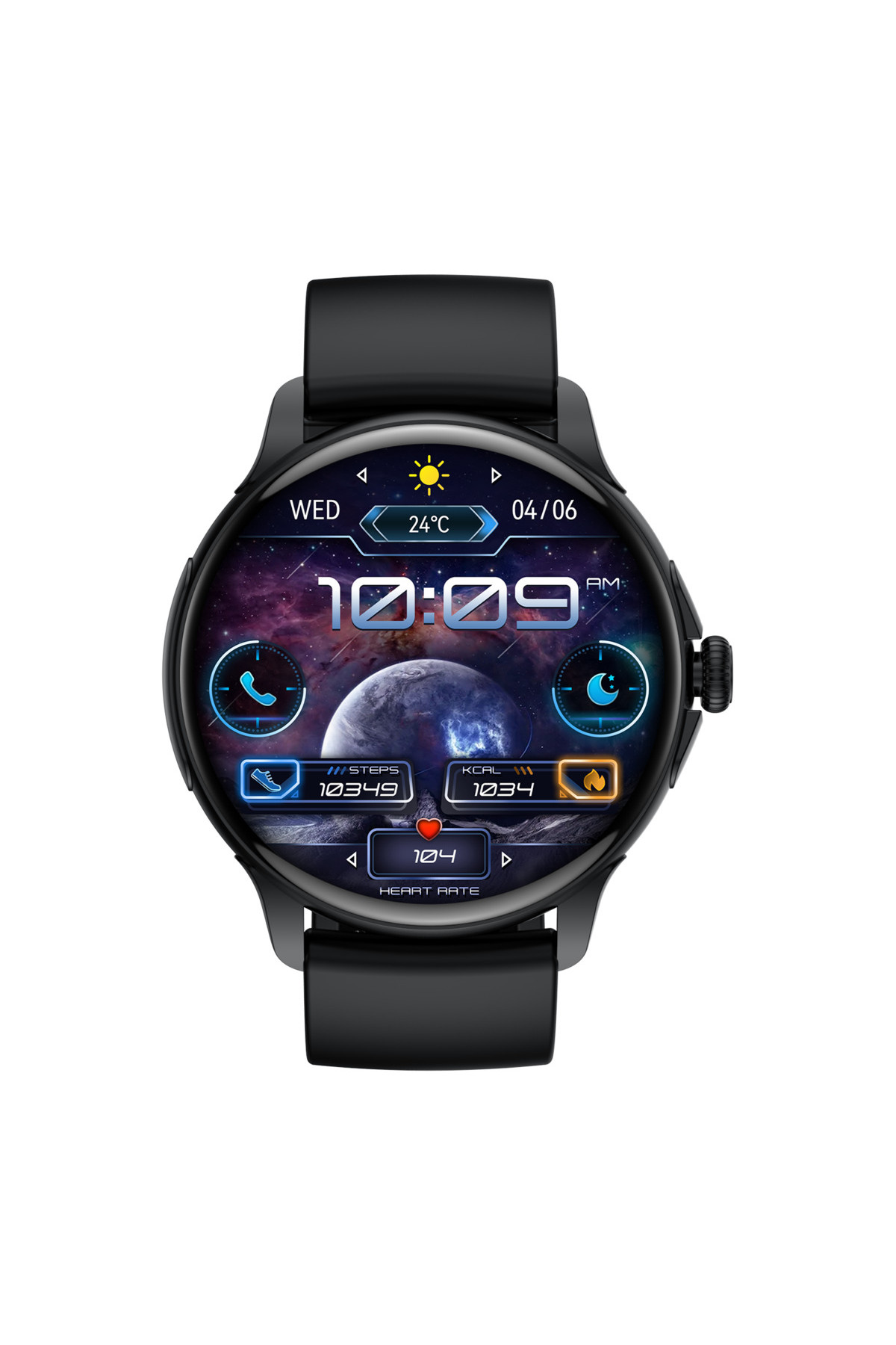 Смарт годинник  Smart Holiday Black Rubber, 2 ремінці