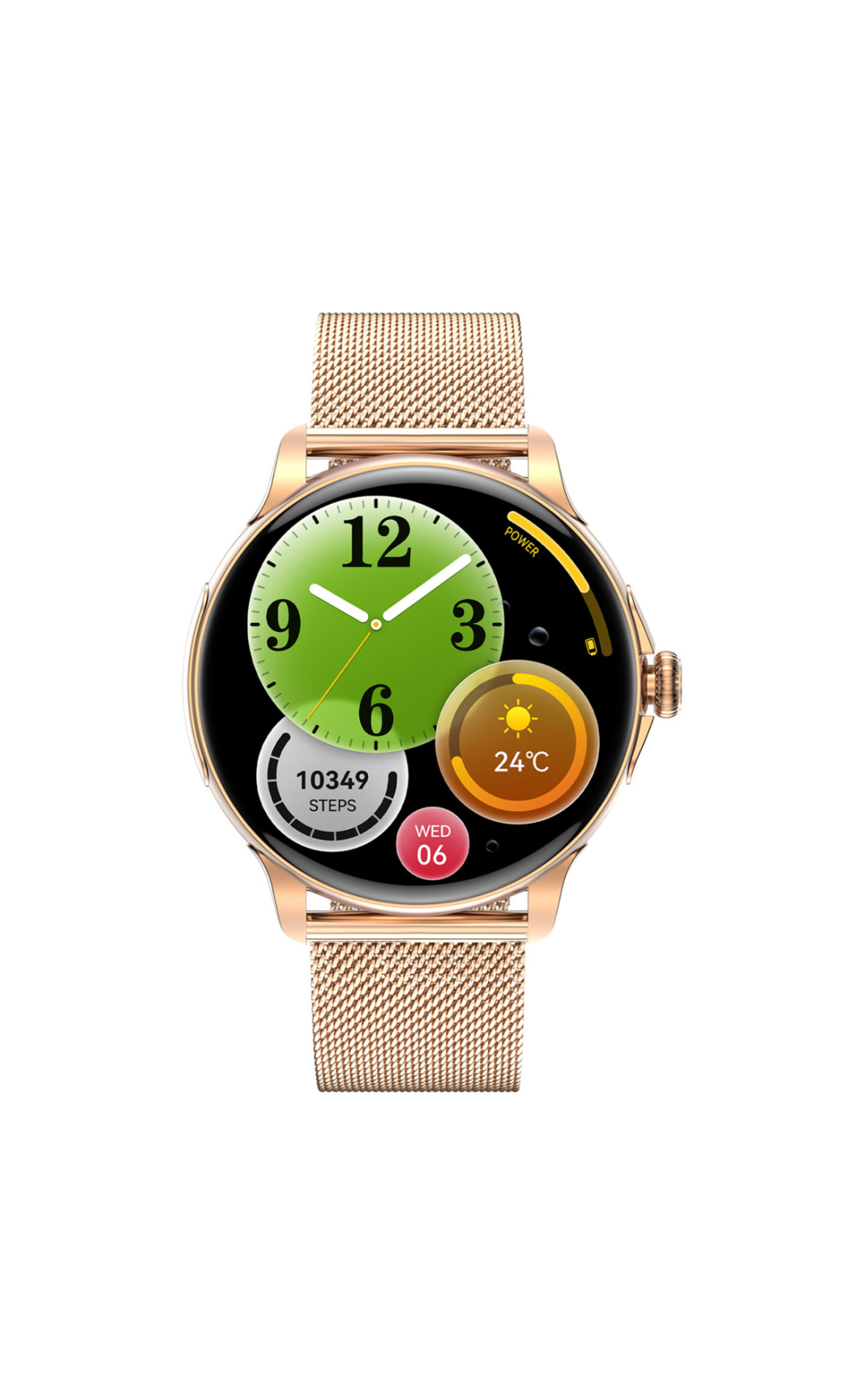 Смарт годинник  Smart Holiday Gold Steel, 2 ремінці