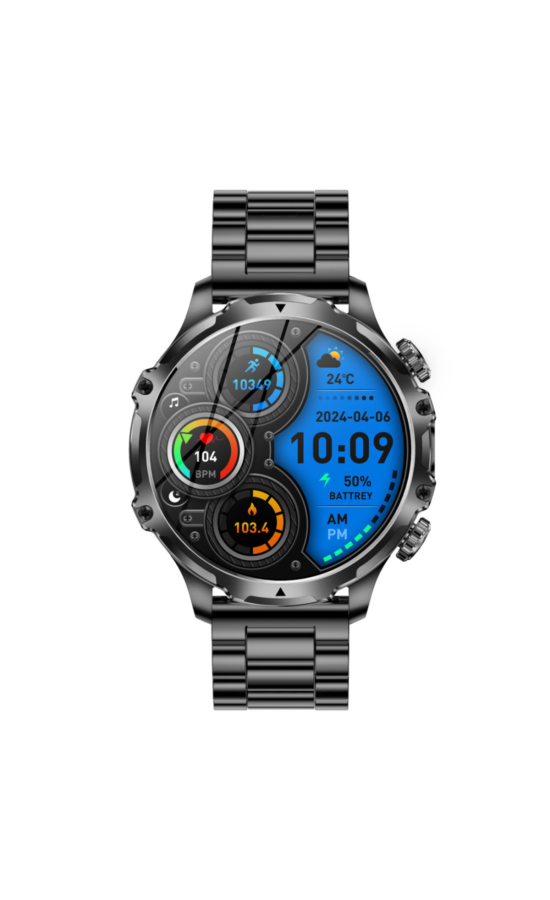 Смарт годинник  Smart Turbo Power Steel, 2 ремінці